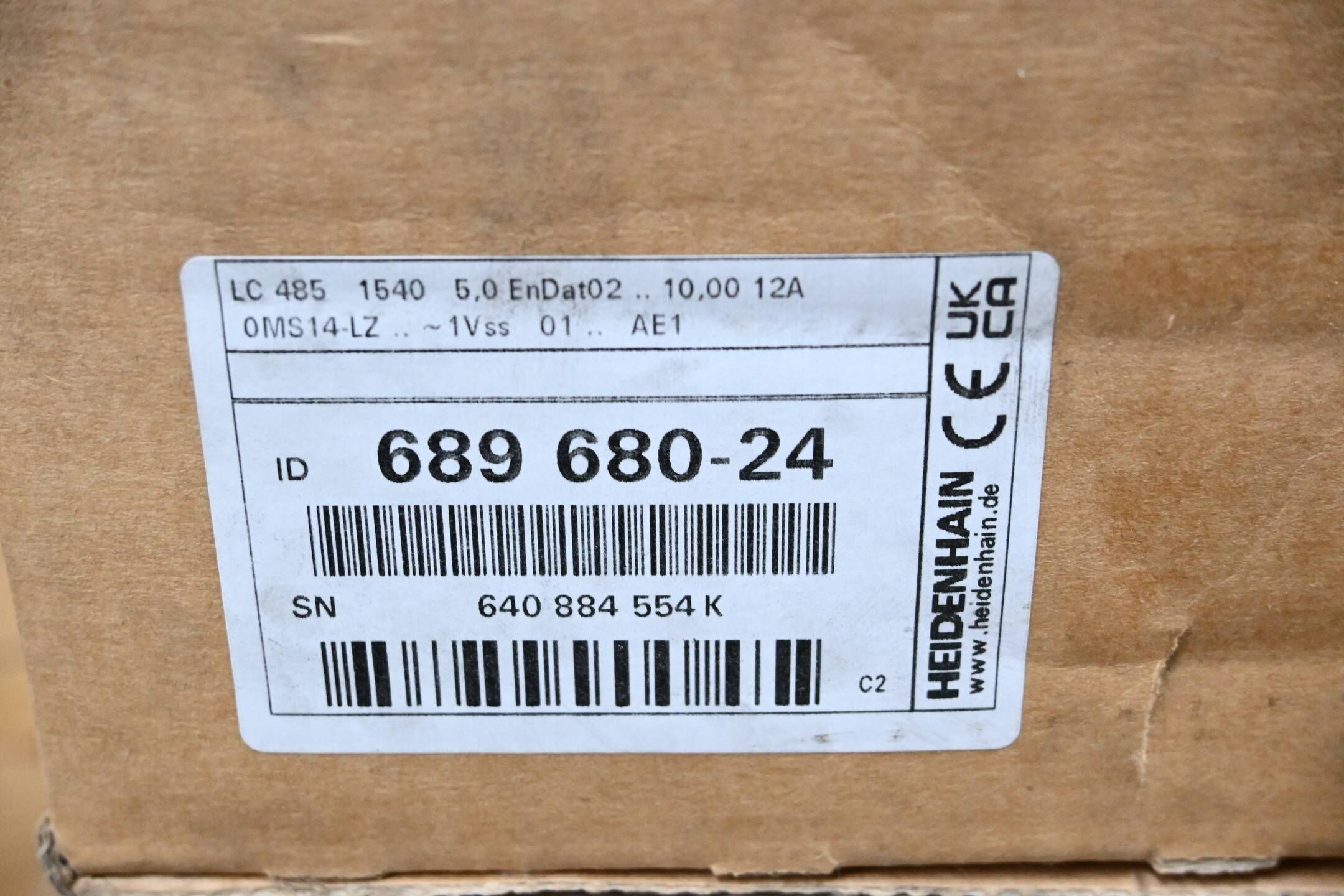 Heidenhain Absolutes gekapseltes Längenmessgerät LC485 ( 689680-24 ) Ver. C2