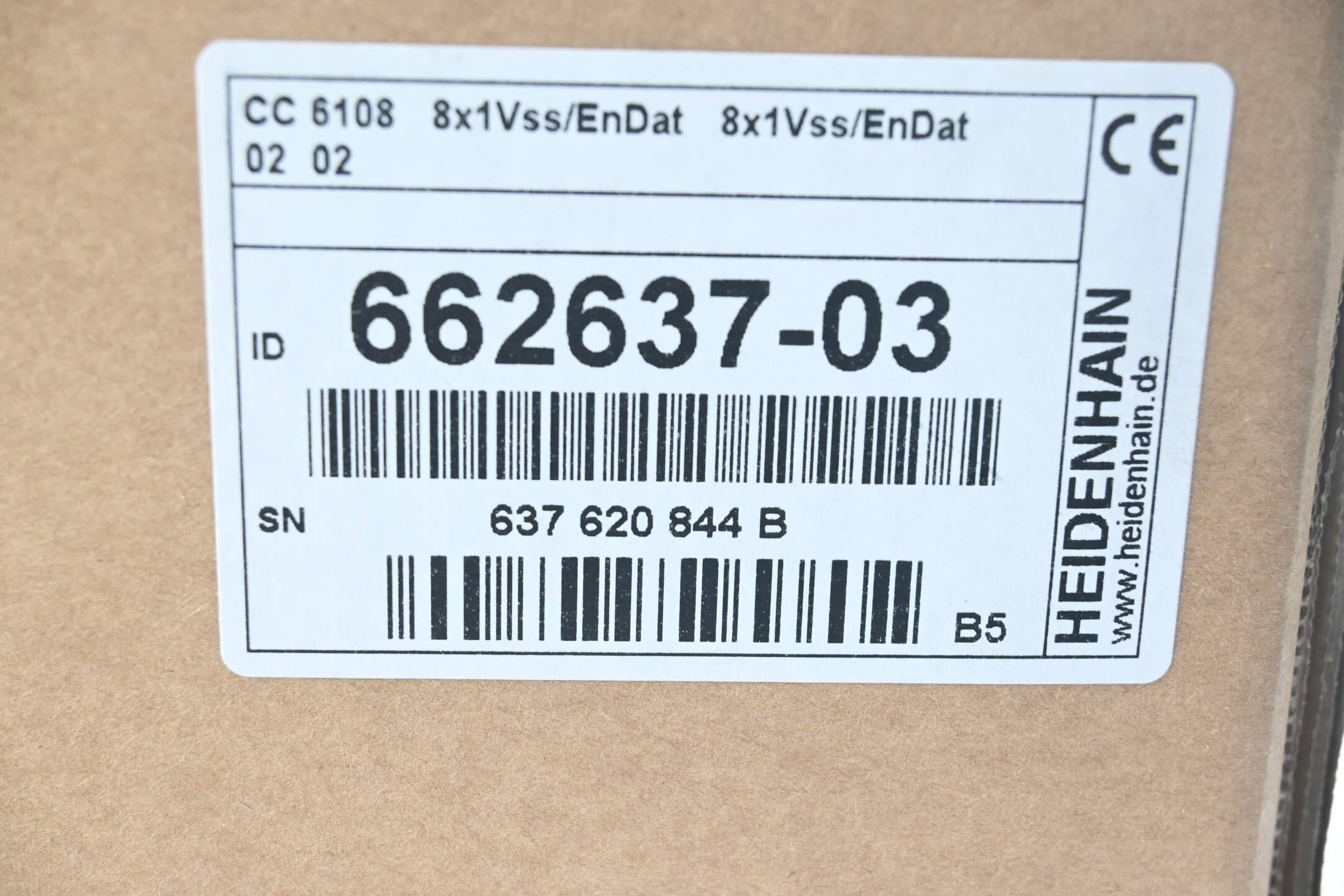 Heidenhain Regeleinheit CC 6108 8x1Vss/EnDat 8x1Vss/EnDat 02 02 ( 662637-03 ) B5