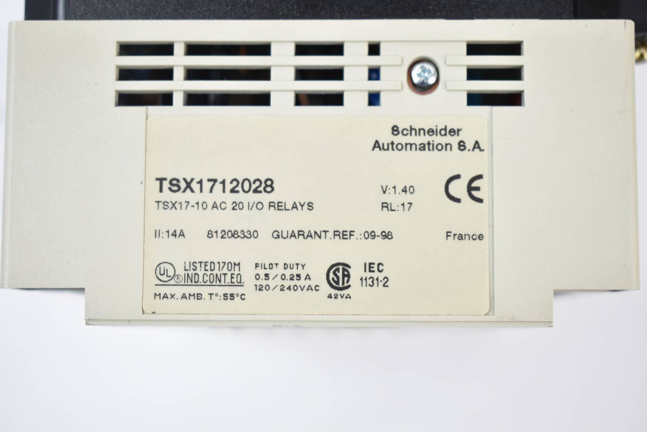 Schneider Automation Telemecanique TSX 17 Steuerung TSX1712028