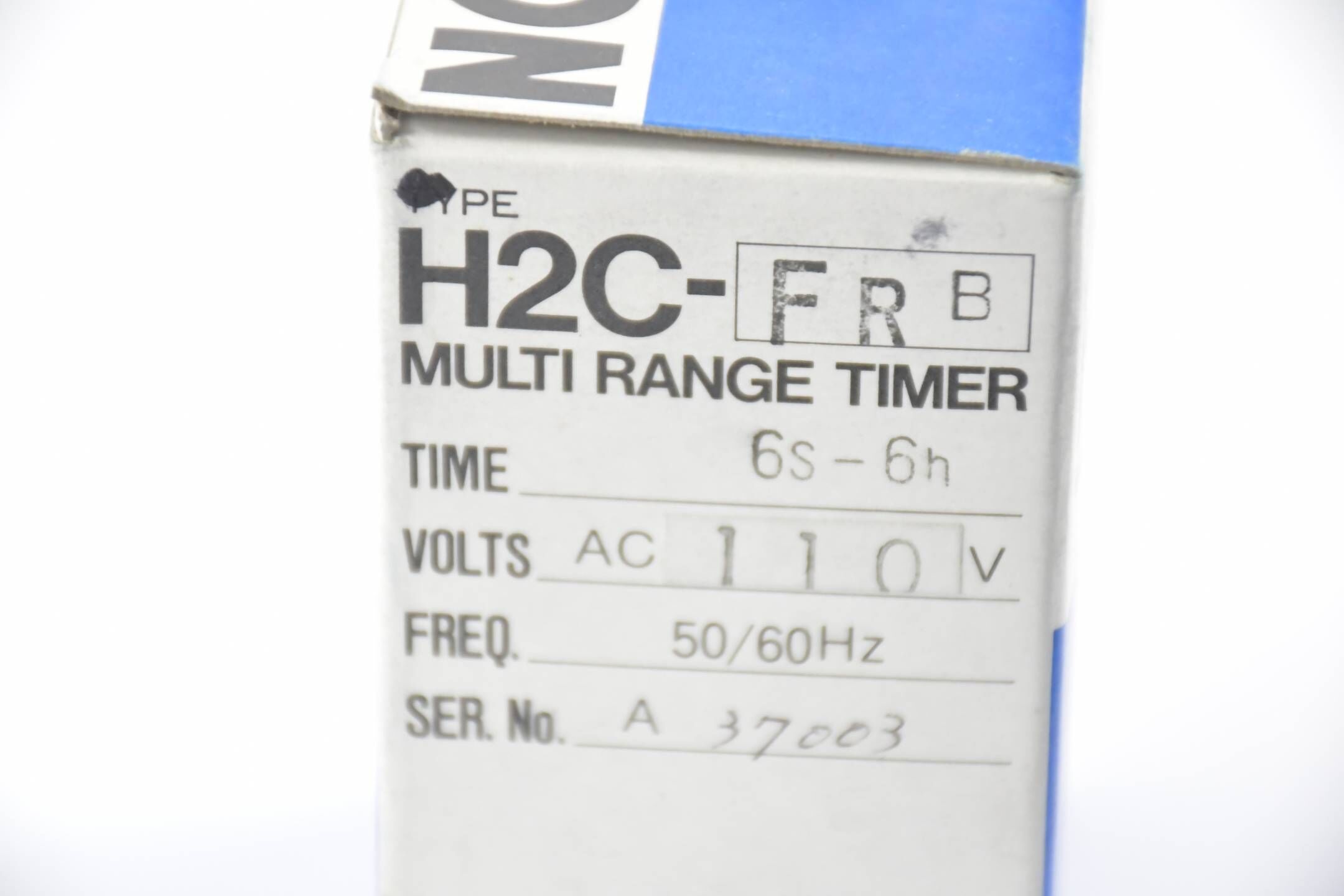 Omron Multi Range Timer 6s-6h AC110V 50/60Hz ( H2C-FR B )