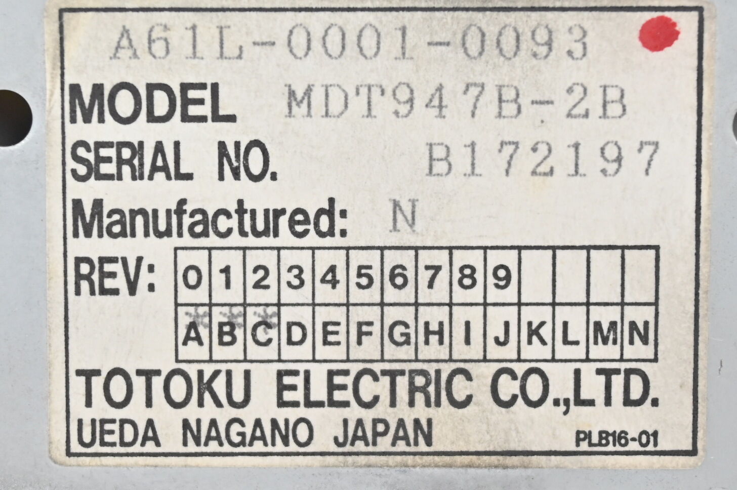 DEFEKT Fanuc Series 18-T Bedienpanel A02B-0120-C041/TAS inkl. A61L-0001-0093
