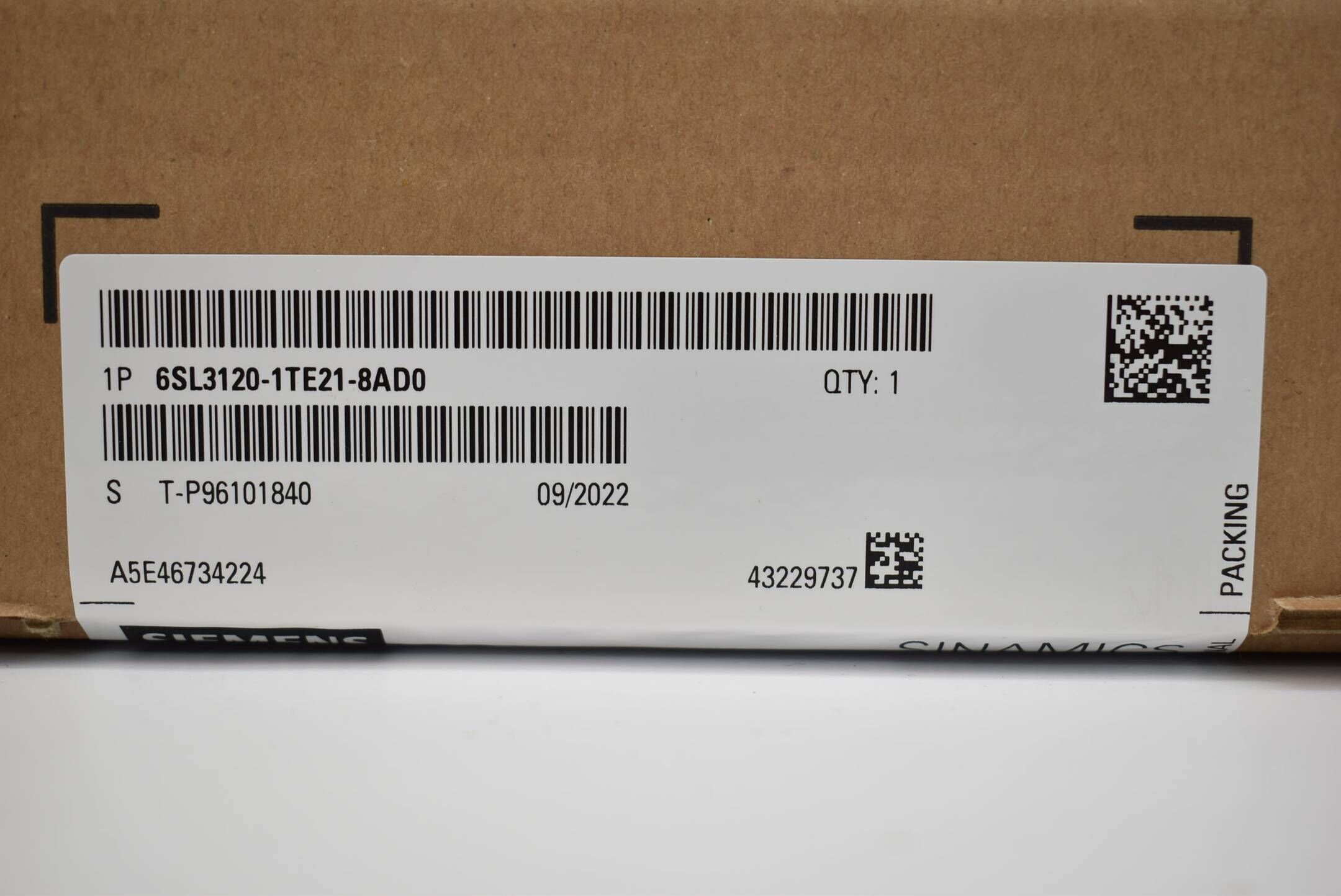 Siemens Sinamics S120 6SL3120-1TE21-8AD0 ( 6SL3 120-1TE21-8AD0 ) E