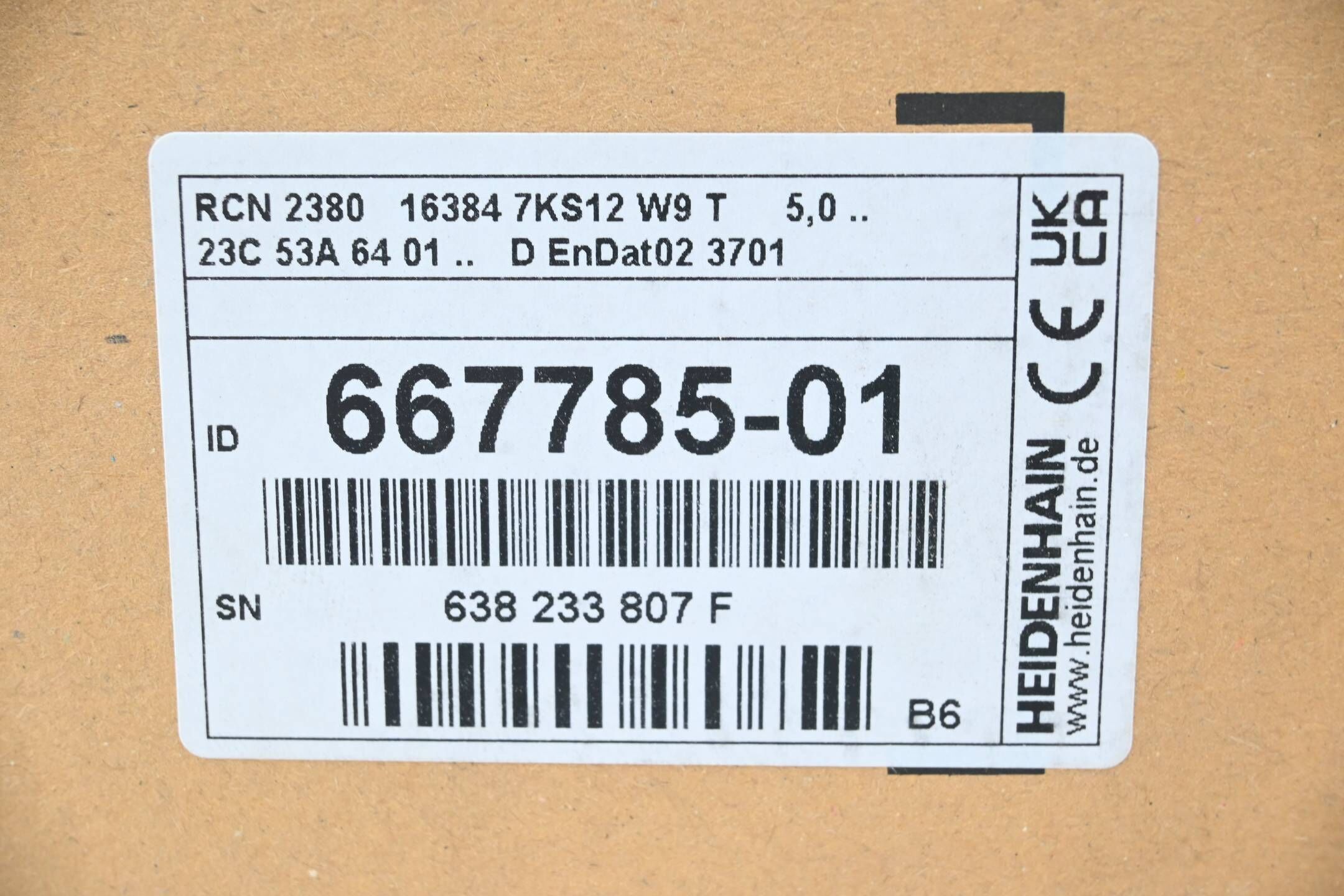 Heidenhain Drehgeber Encoder RCN 2380 ( 667785-01 ) Ver. B6