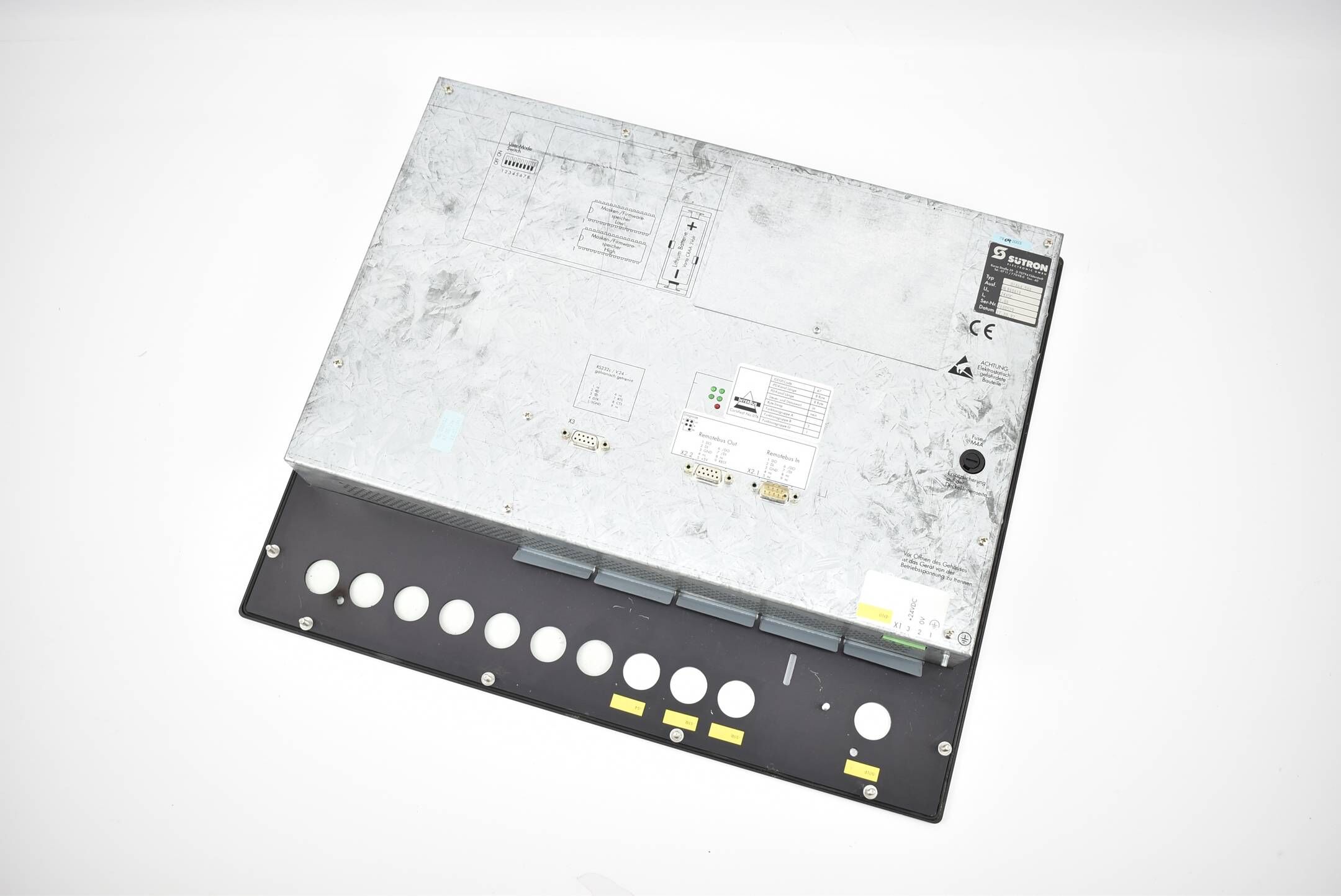 Sütron Dürr Behr Bedienfeld BT35 Typ 81064.500 ( HL000610 ) 24VDC 0,8A