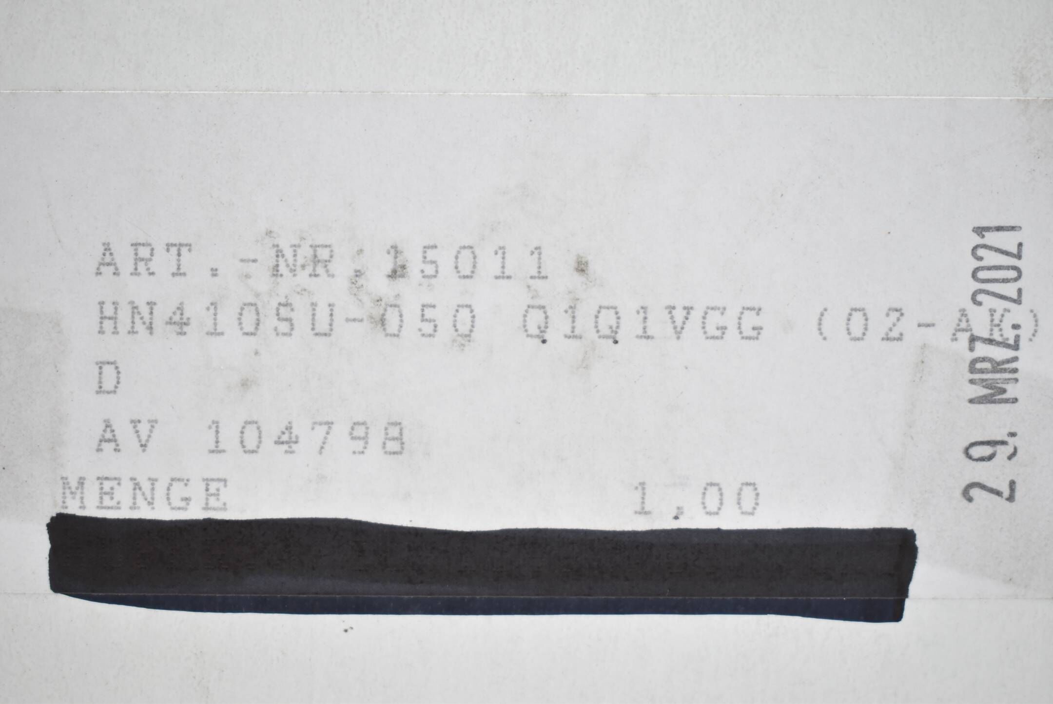 Gleitringdichtung für Wasser-/Abwasserpumpen HN410SU-050