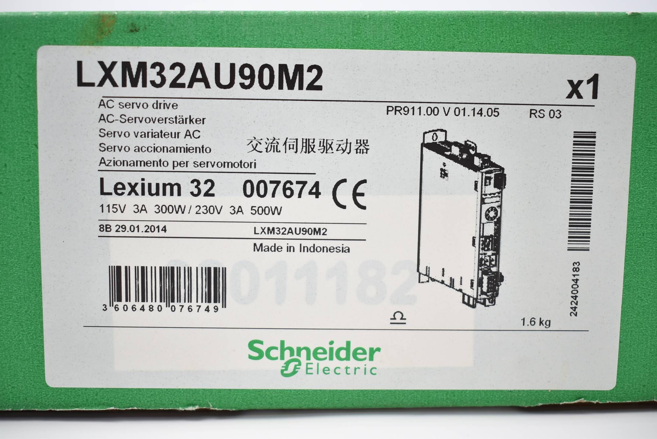 Schneider Electric Lexium 32 Servosteuerung LXM32AU90M2 ( 007674 )