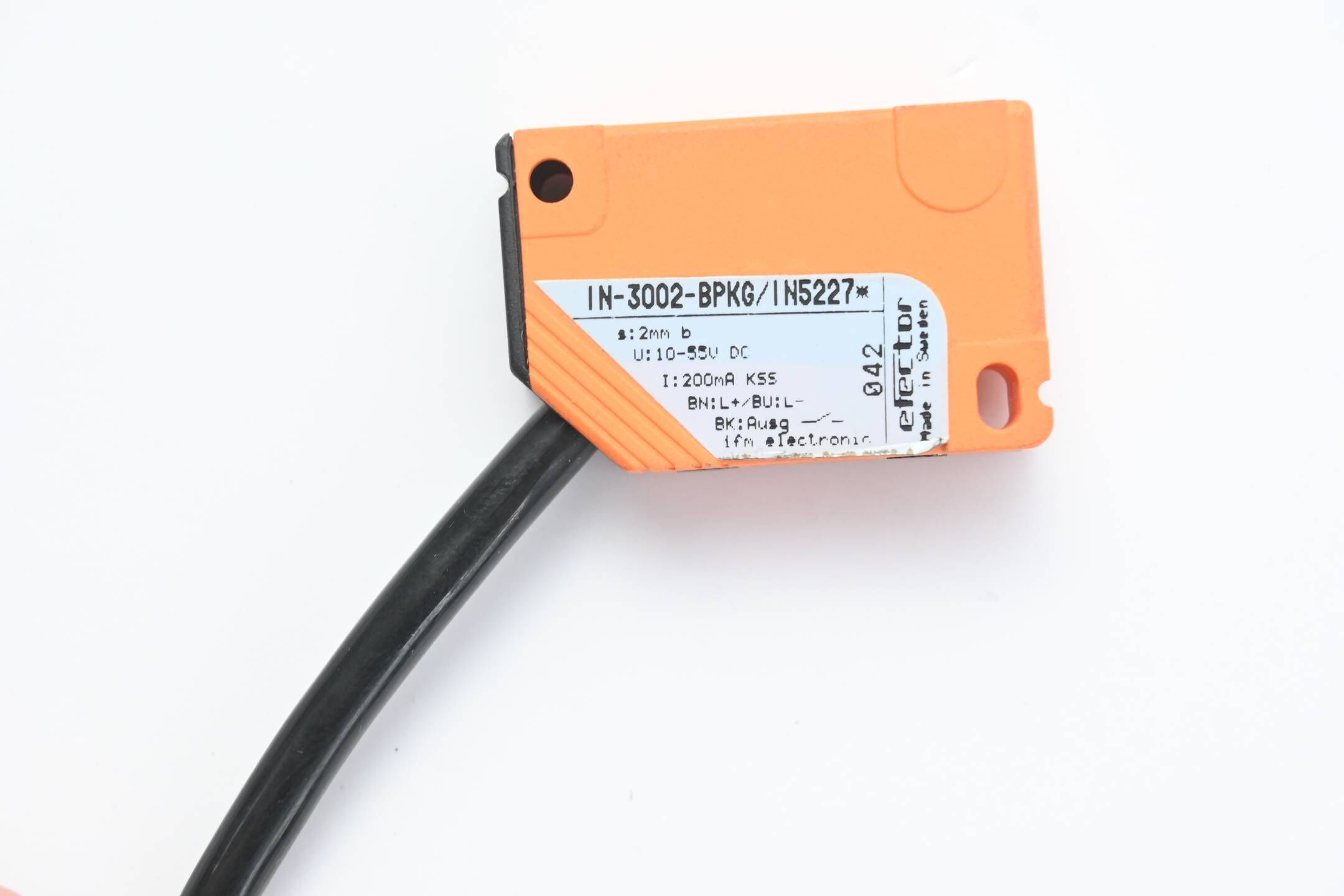 Ifm Electronic Induktiver Sensor IN5227 ( IN-3002-BPKG )