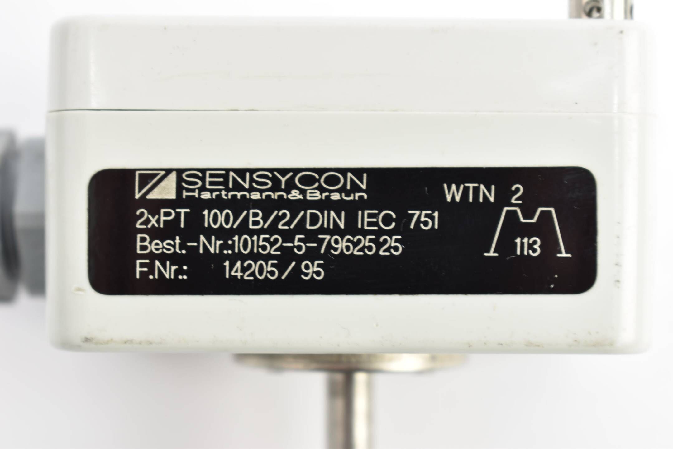 Hartmann & Braun Sensycon 2xPT 100/B2/DIN IEC 751 ( 10152-5-7962525 )