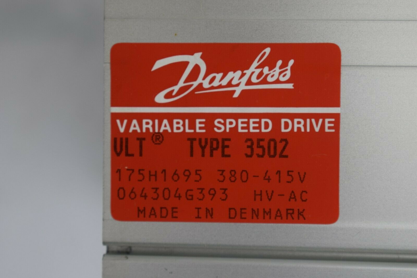 Danfoss VLT Type 3502 175H1695