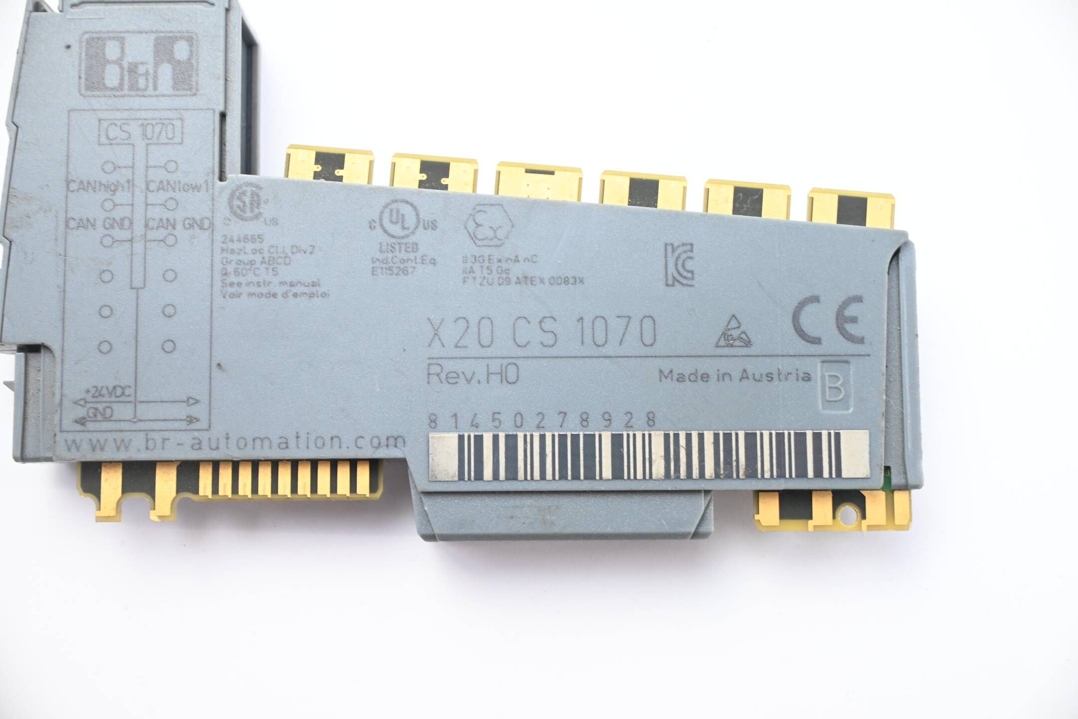 B&R Automation Schnittstellenmodul X20 CS 1070 ( X20CS1070 ) Rev. H0