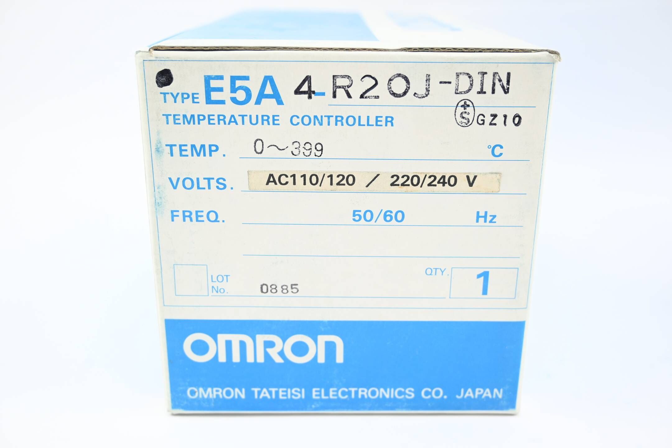 Omron Temperatur Controller 0-399°C 110/120/220/240 VAC ( E5A4-R20J-DIN )