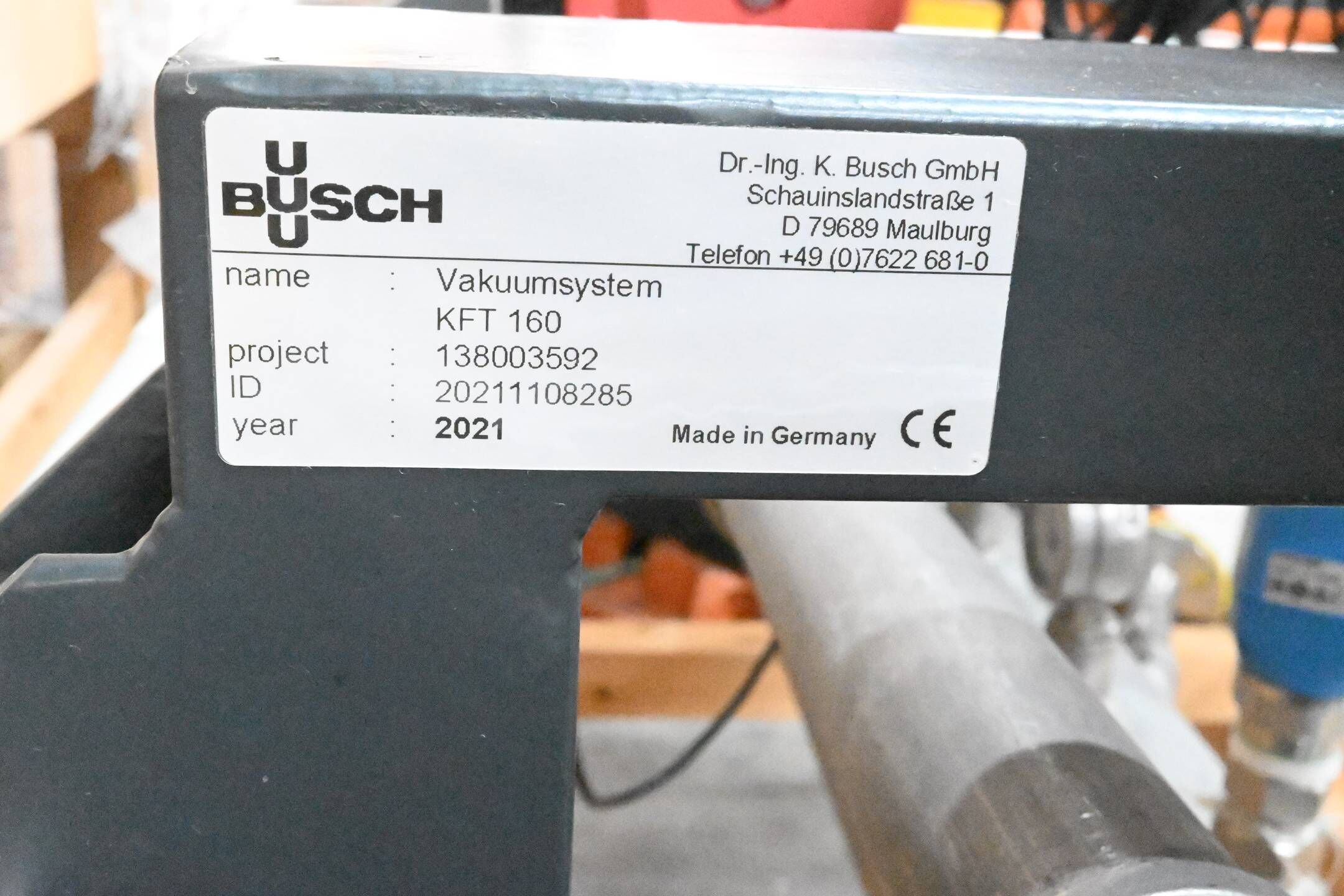 Busch Wasserabscheider Kondensatabscheider für Busch Vakuumsystem KFT 160  