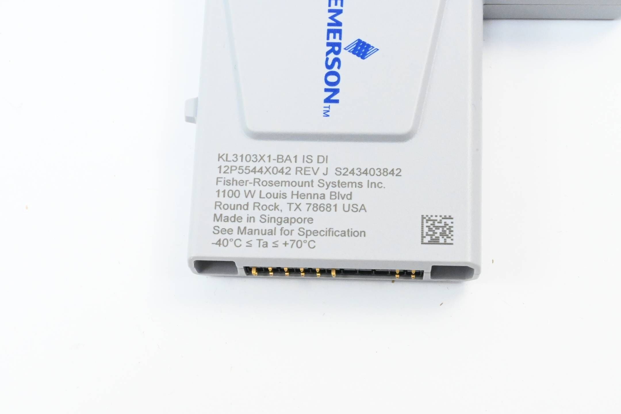 Emerson IS DI Namur KL3103X1-BA1 IS DI ( 12P5544X042 )