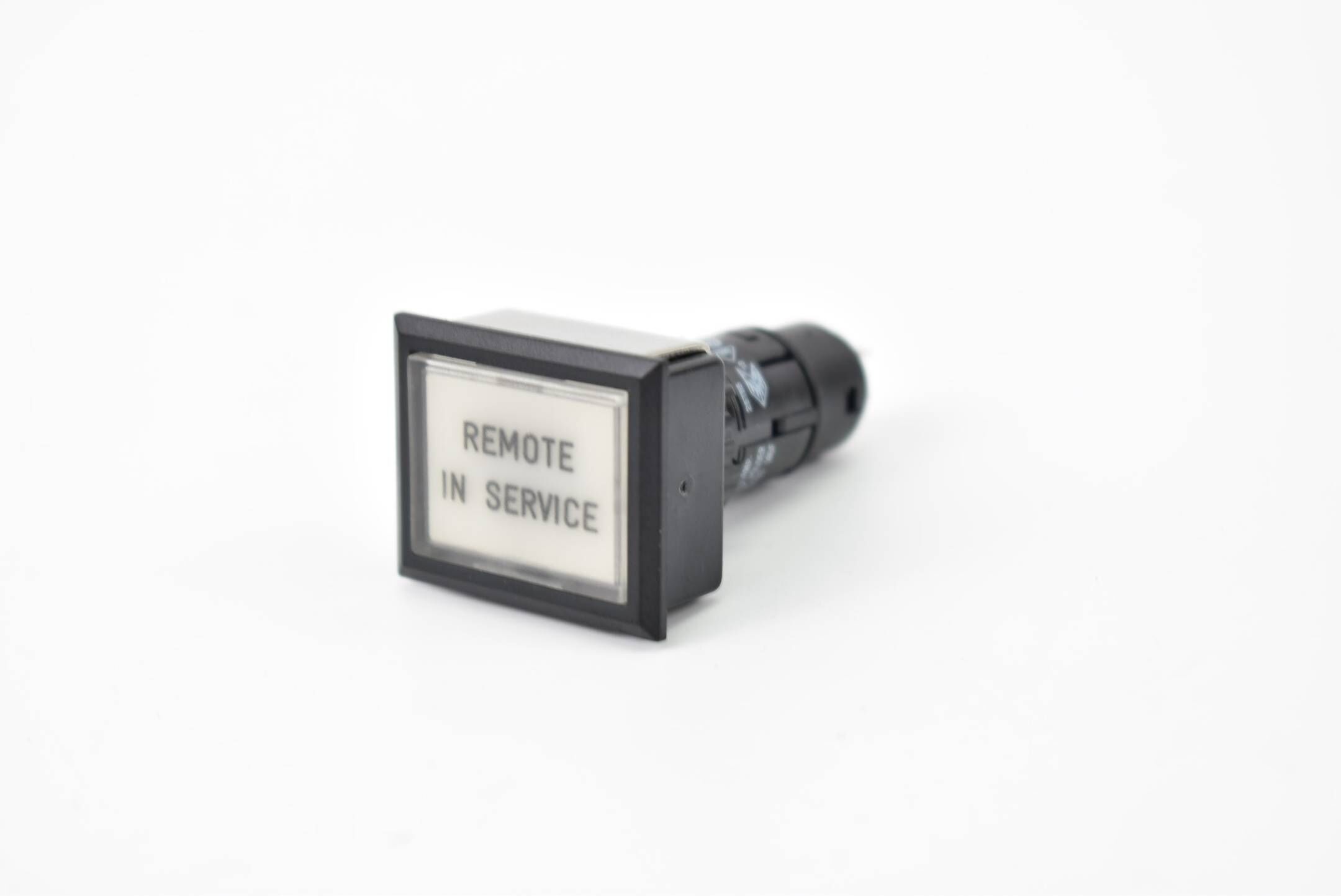 EAO Leuchtvorsatz 61-000.02 inkl. Front mit Aufschrift " Remote in Service"
