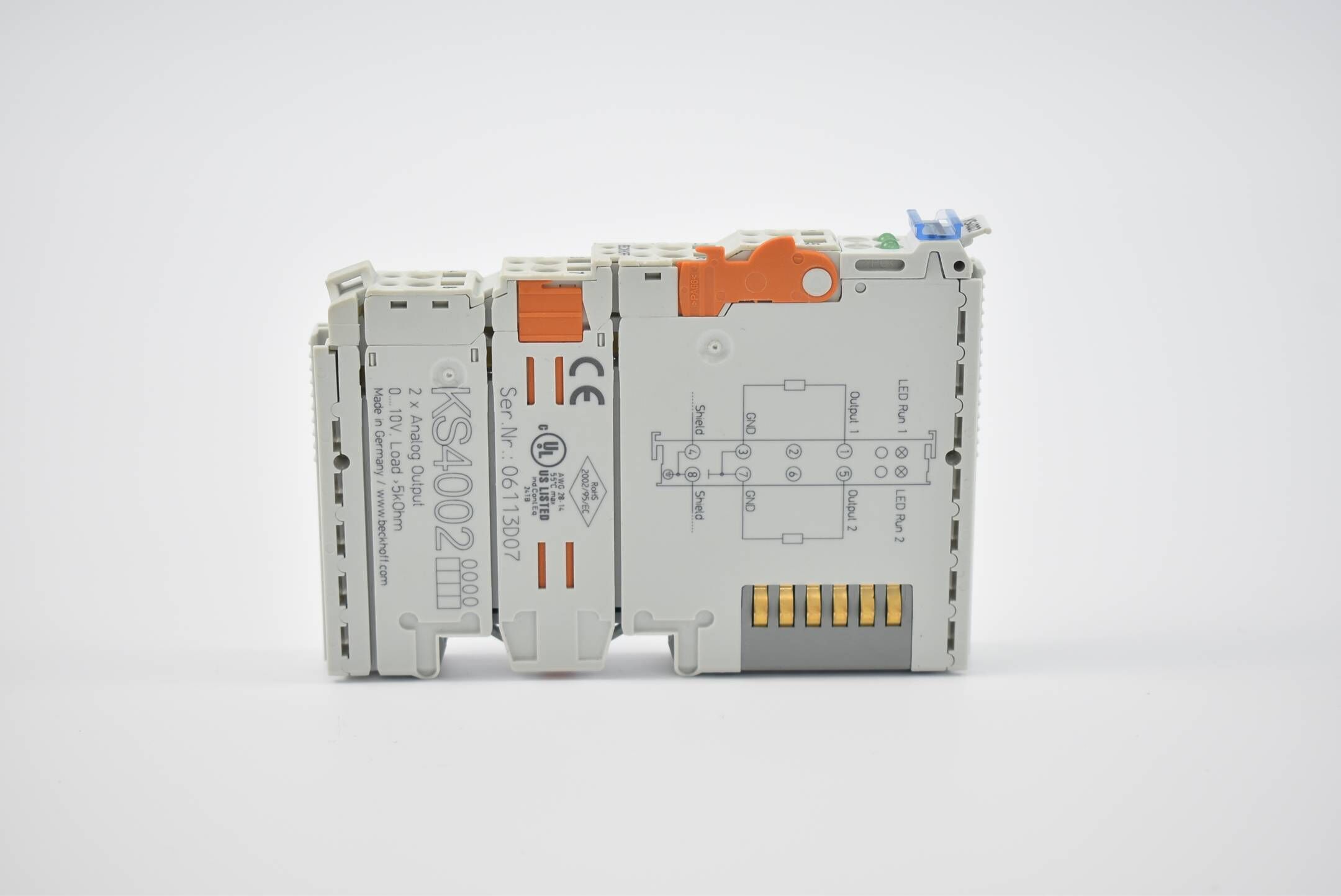 Beckhoff Busklemme 2-Kanal-Analog-Ausgang KS4002 ( KS 4002 ) 0-10V 12Bit