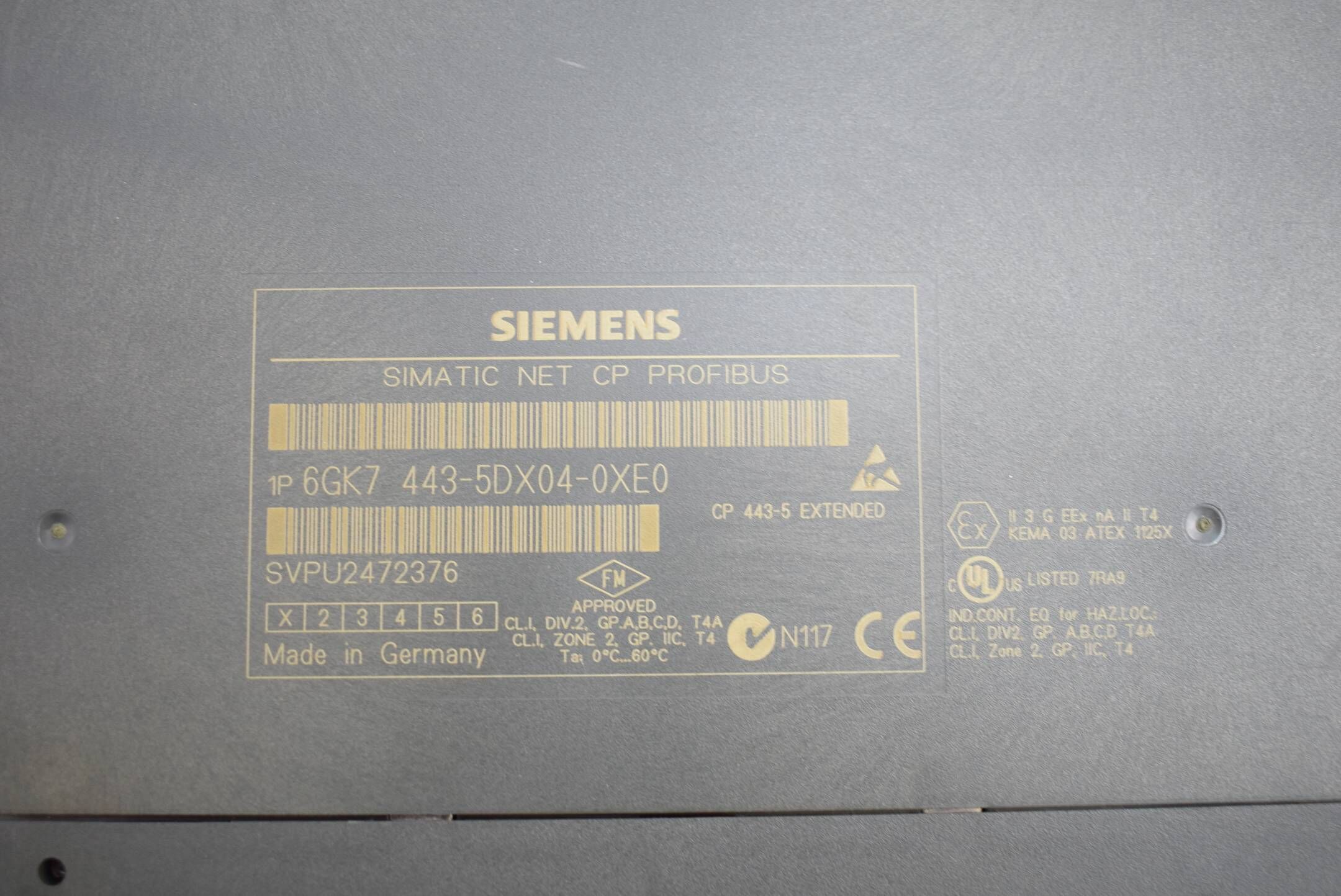 Siemens simatic S7-400 CP443-5 6GK7 443-5DX04-0XE0 ( 6GK7443-5DX04-0XE0 ) E1