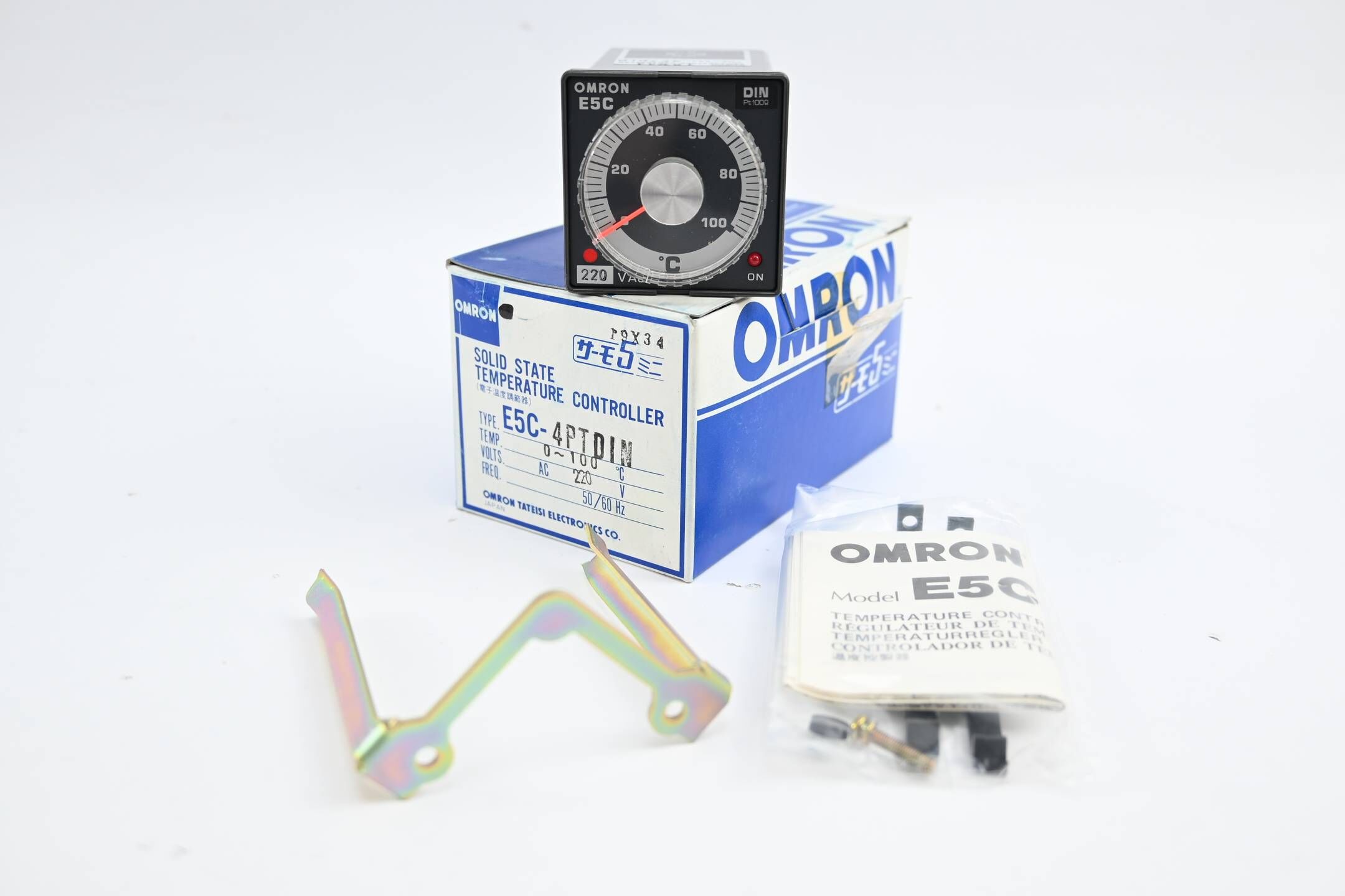 Omron Temperatur Controller 0-100°C 220 VAC ( E5C-4PTDIN )