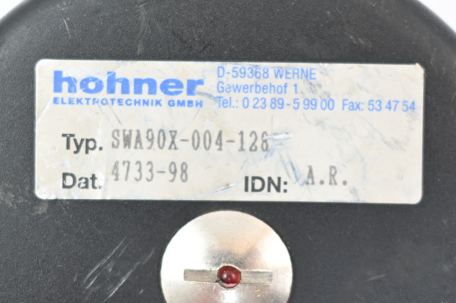 Hohner Absoluter Ein-Umdrehungs-Drehgeber SWA90X-004-128