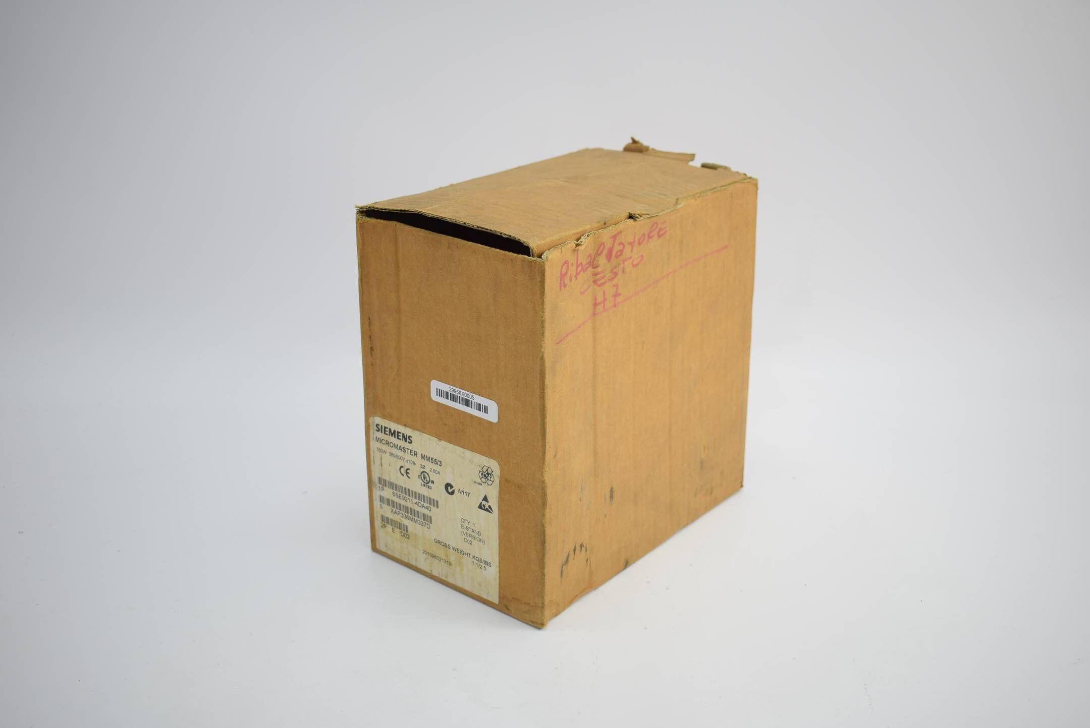 Siemens Micromaster MM55/3 6SE9211-4DA40 ( 6SE9 211-4DA40 ) E. D02