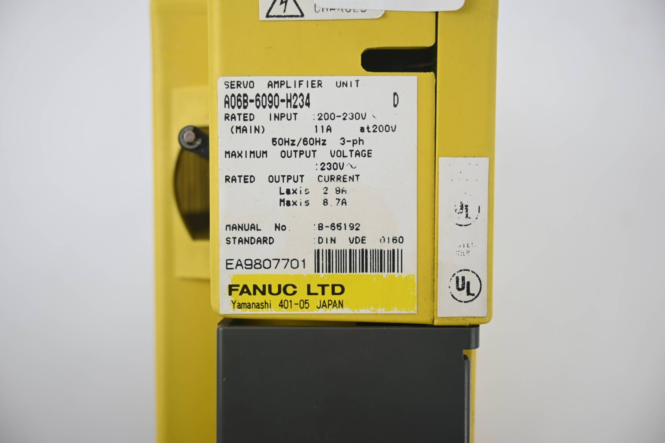 DEFEKT Fanuc Servoverstärker A06B-6090-H234