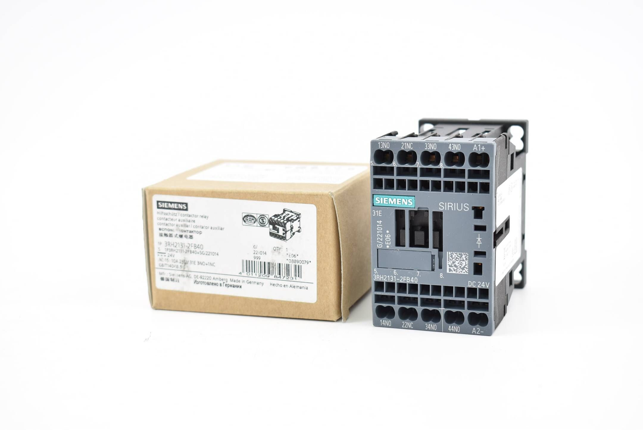 Siemens sirius Hilfsschütz DC24V 3RH2 131-2FB40 ( 3RH2131-2FB40 )