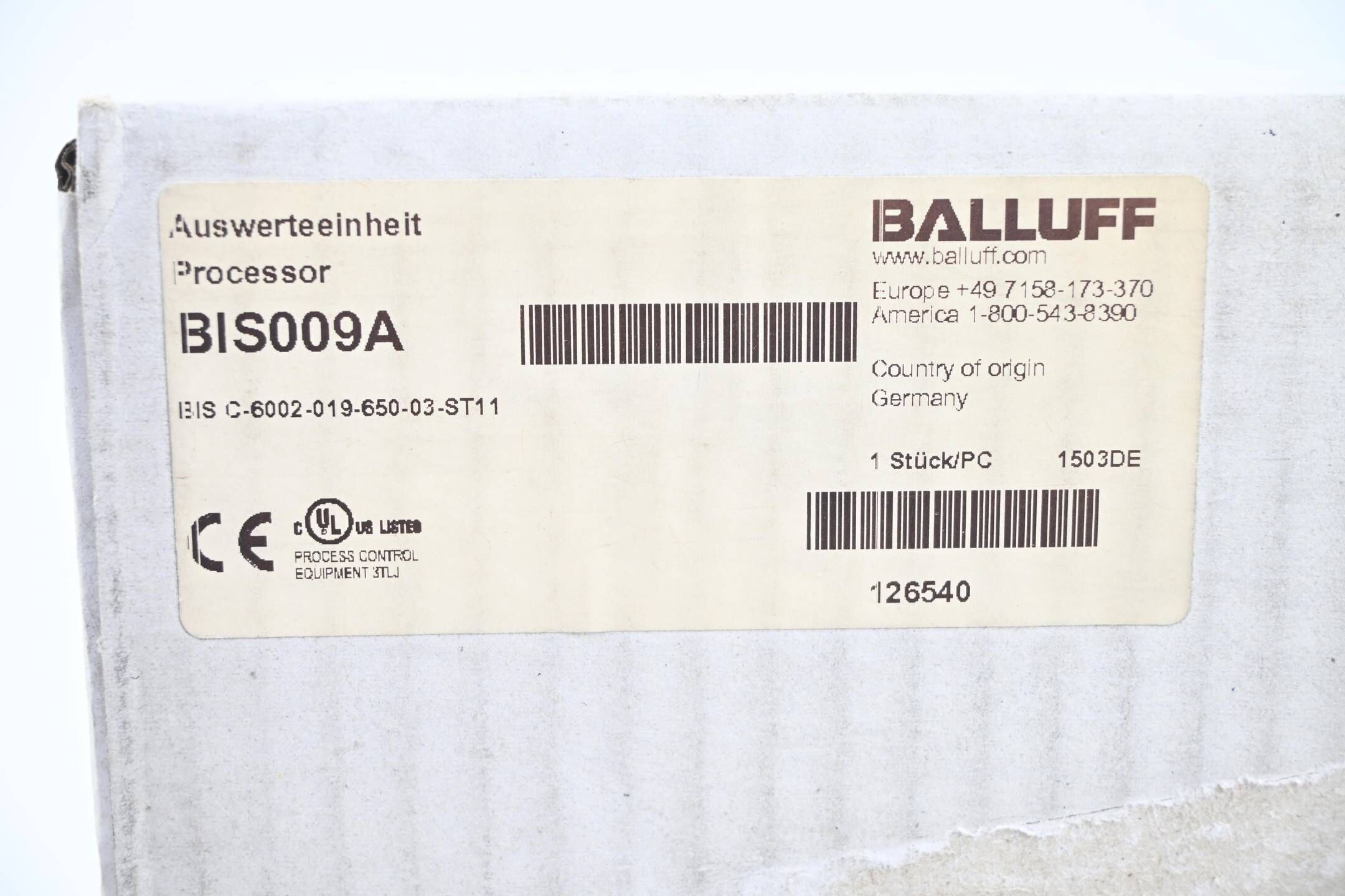 Balluff Auswerteeinheit ( BIS C-6002-019-650-03-ST11 ) BIS009A inkl. BIS008F
