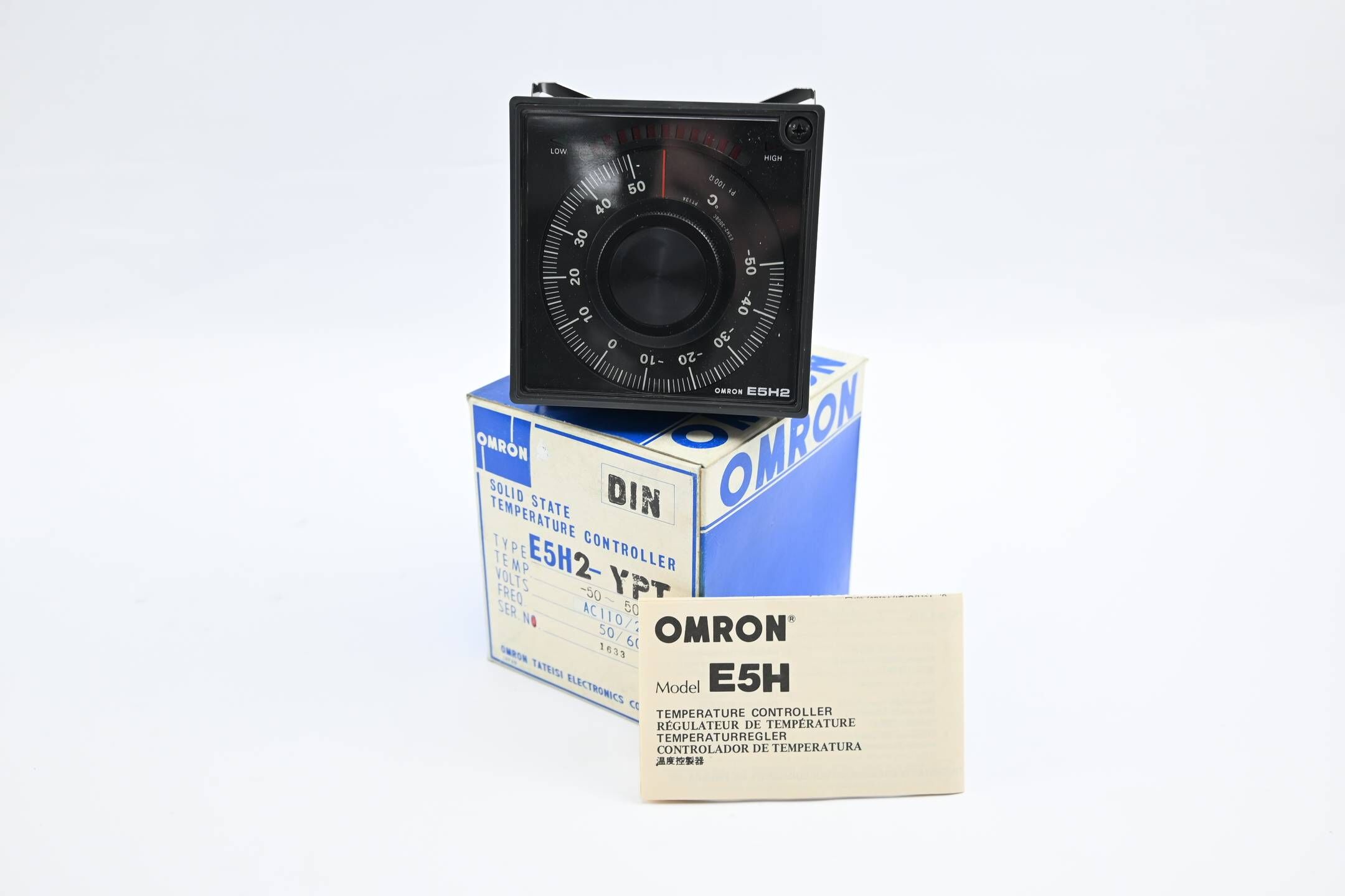 Omron Temperatur Controller -50/50°C 110/220 VAC ( E5H2-YPT )( E5H2-YPT-DIN )