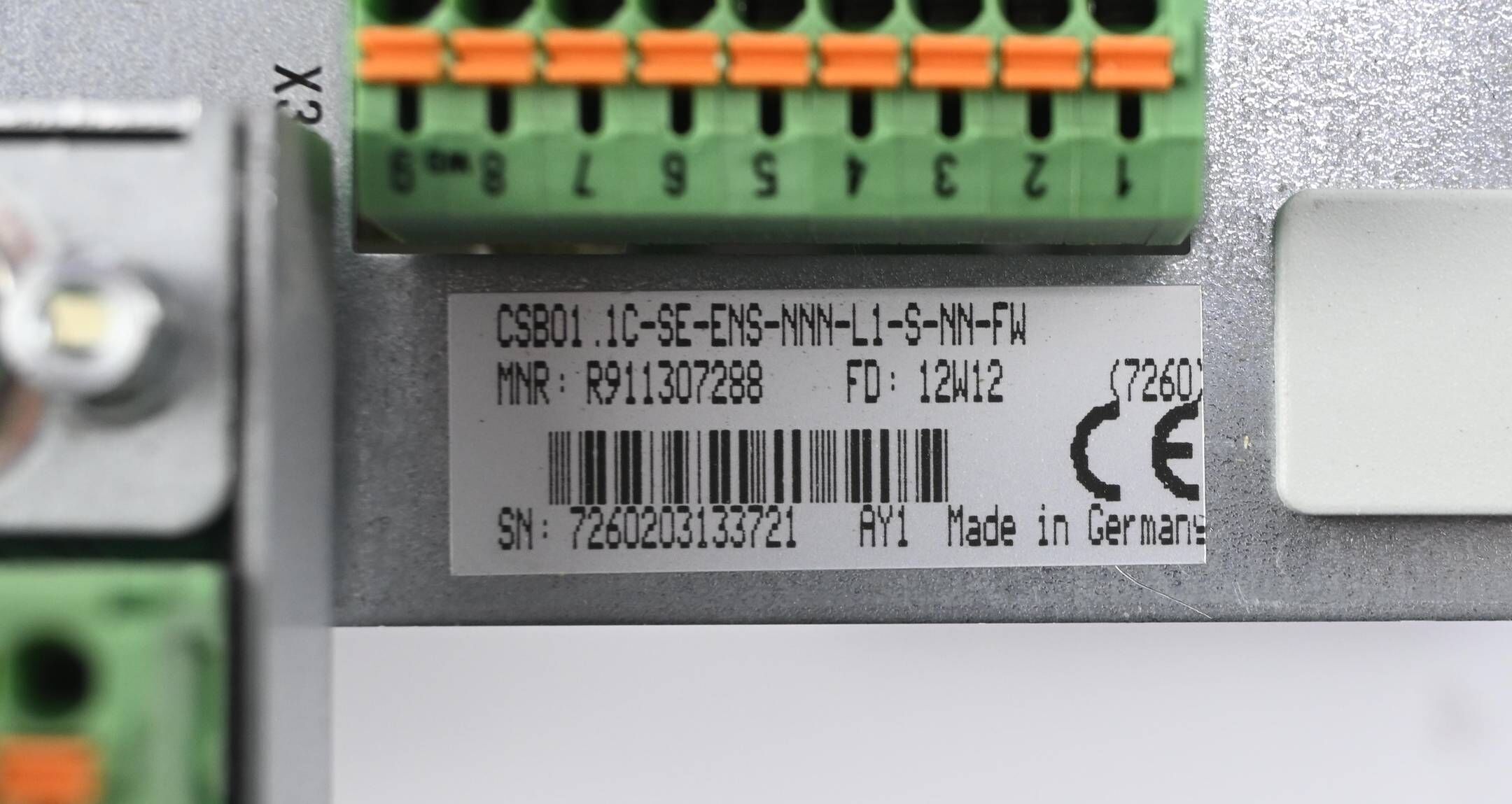 Rexroth Steuereinheit CSB01.1C-SE-ENS-NNN-L1-S-NN-FW ( R911307288 ) + R911319770