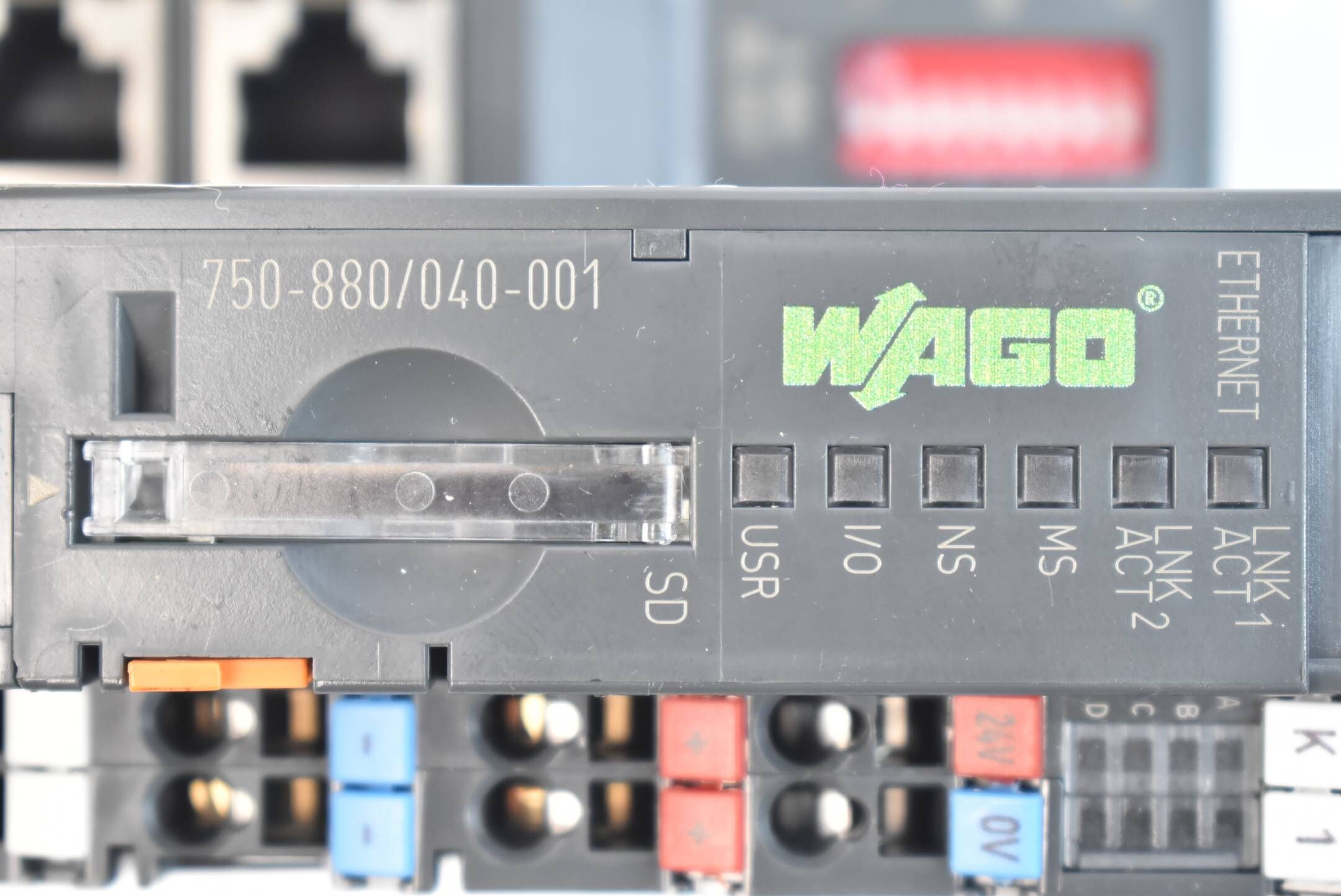 'Wago Controller Ethernet 3. Generation SD Card Slot 750-880/040-001