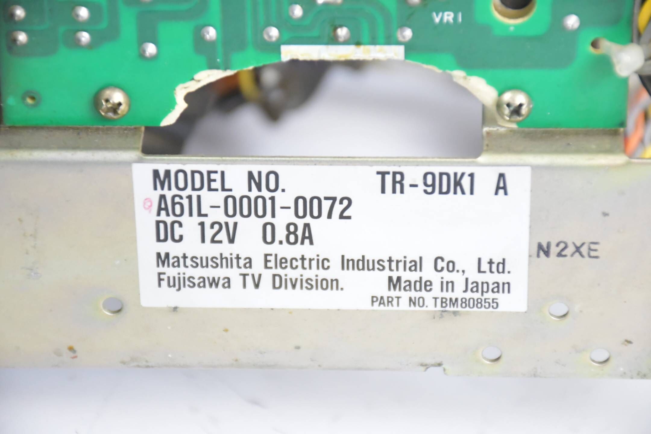 DEFEKT Fanuc LTD. Bedienpanel A02B-0051-C032 inkl. A61L-0001-0072