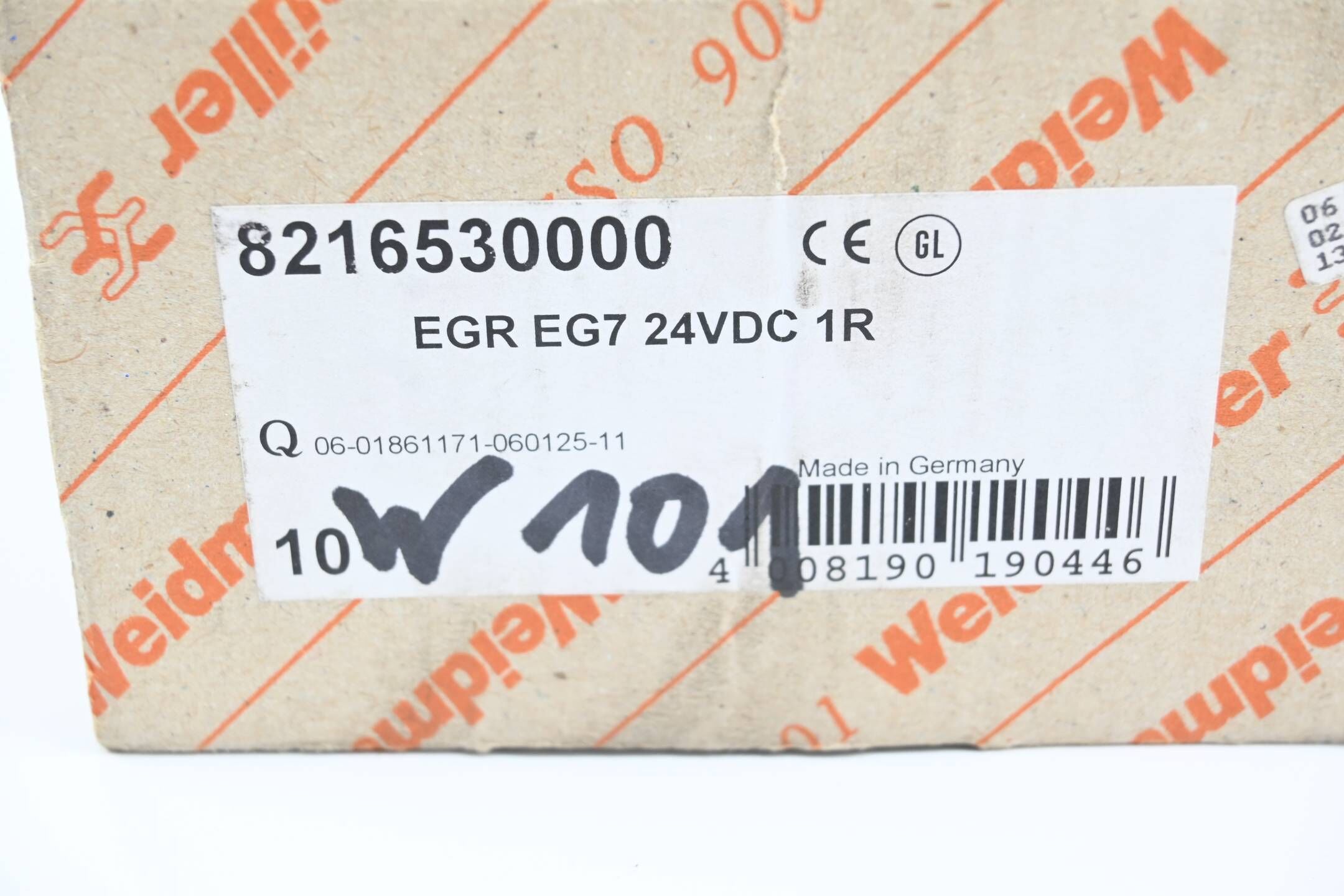 Weidmüller 10 Stück Relaiskoppler EGR EG7 24VDC 1R ( 821563 )
