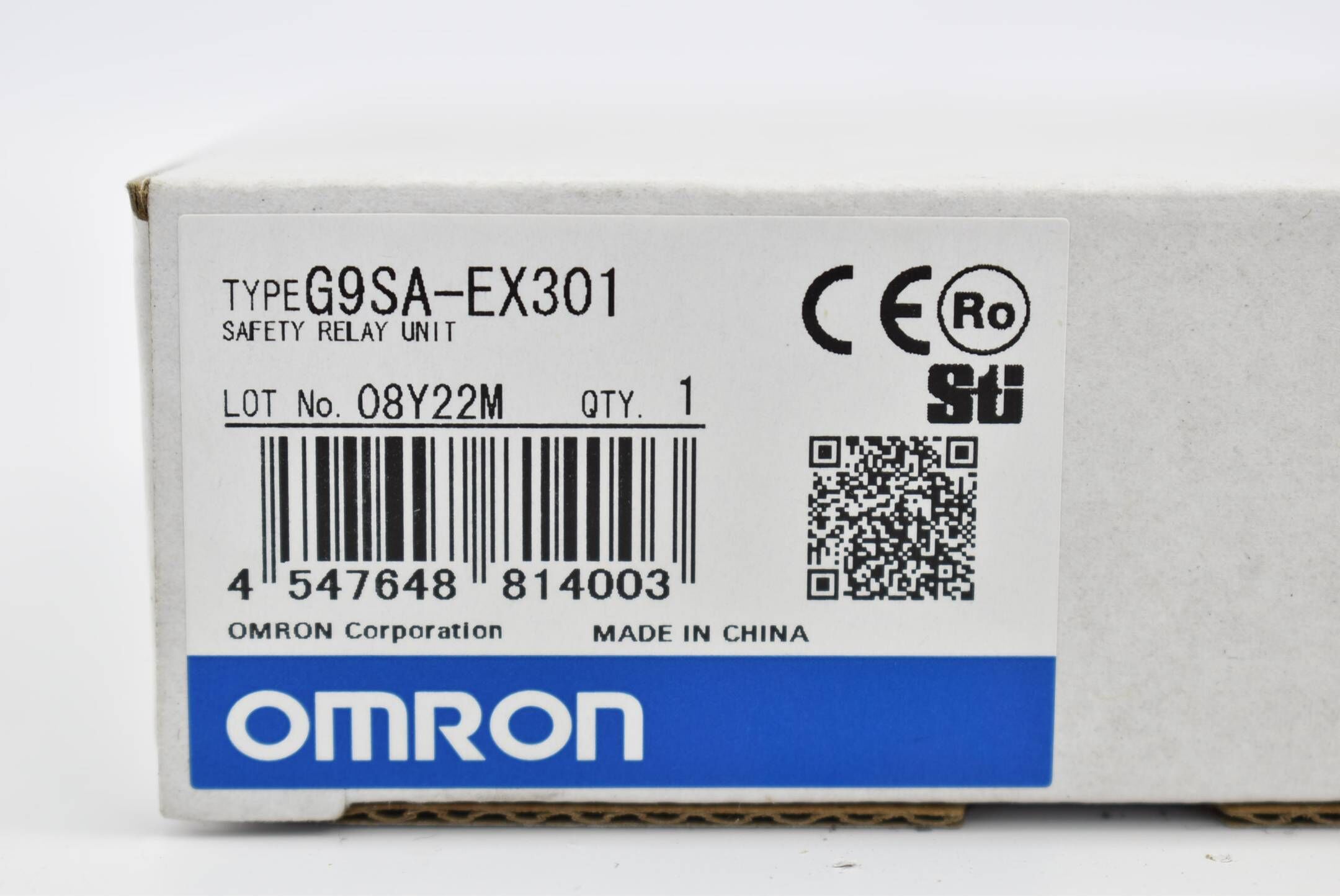 Omron Safety Relay Unit G9SA-EX301