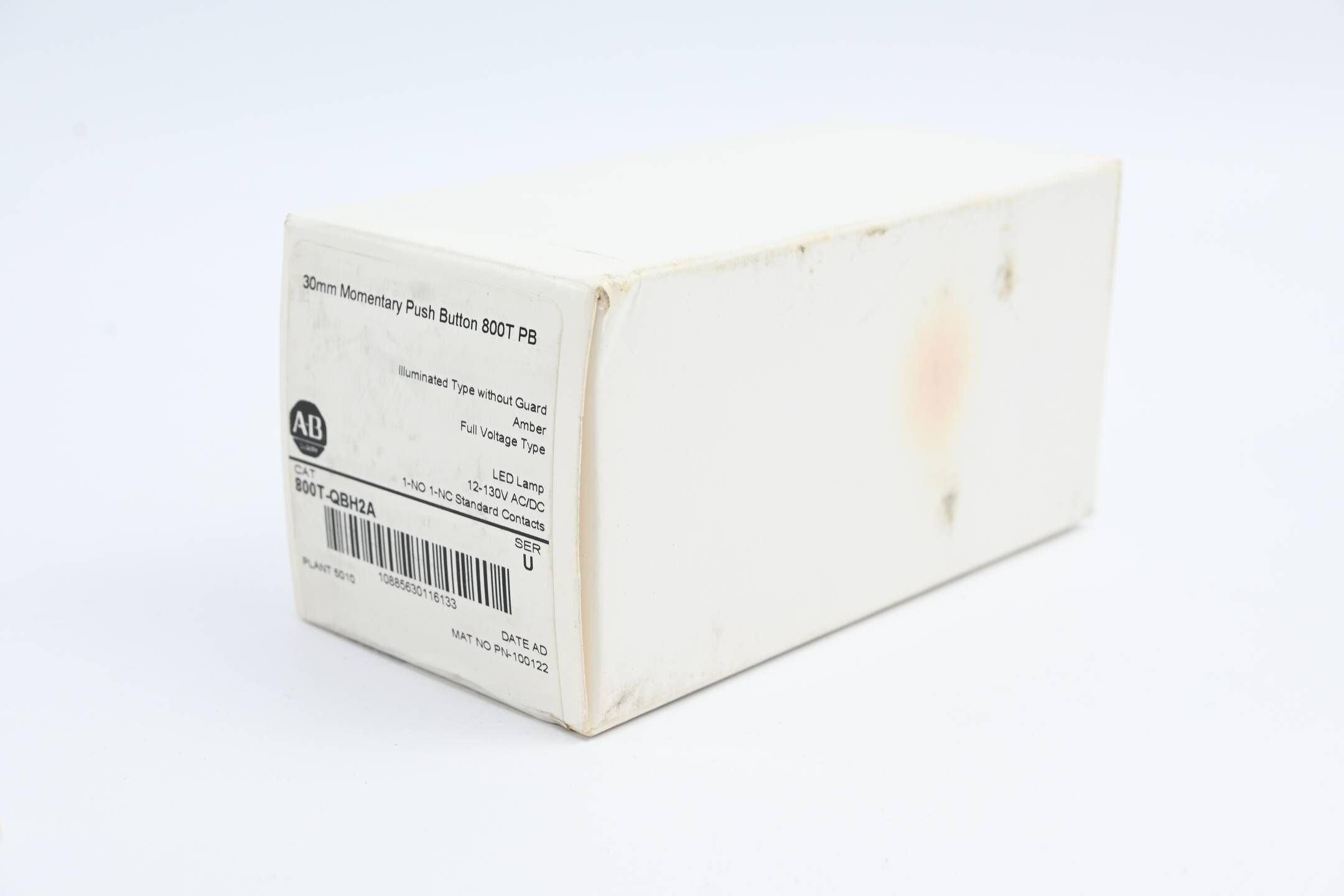 Allen Bradley 30mm Momentary Push Button 800T PB ( 800T-QBH2A )