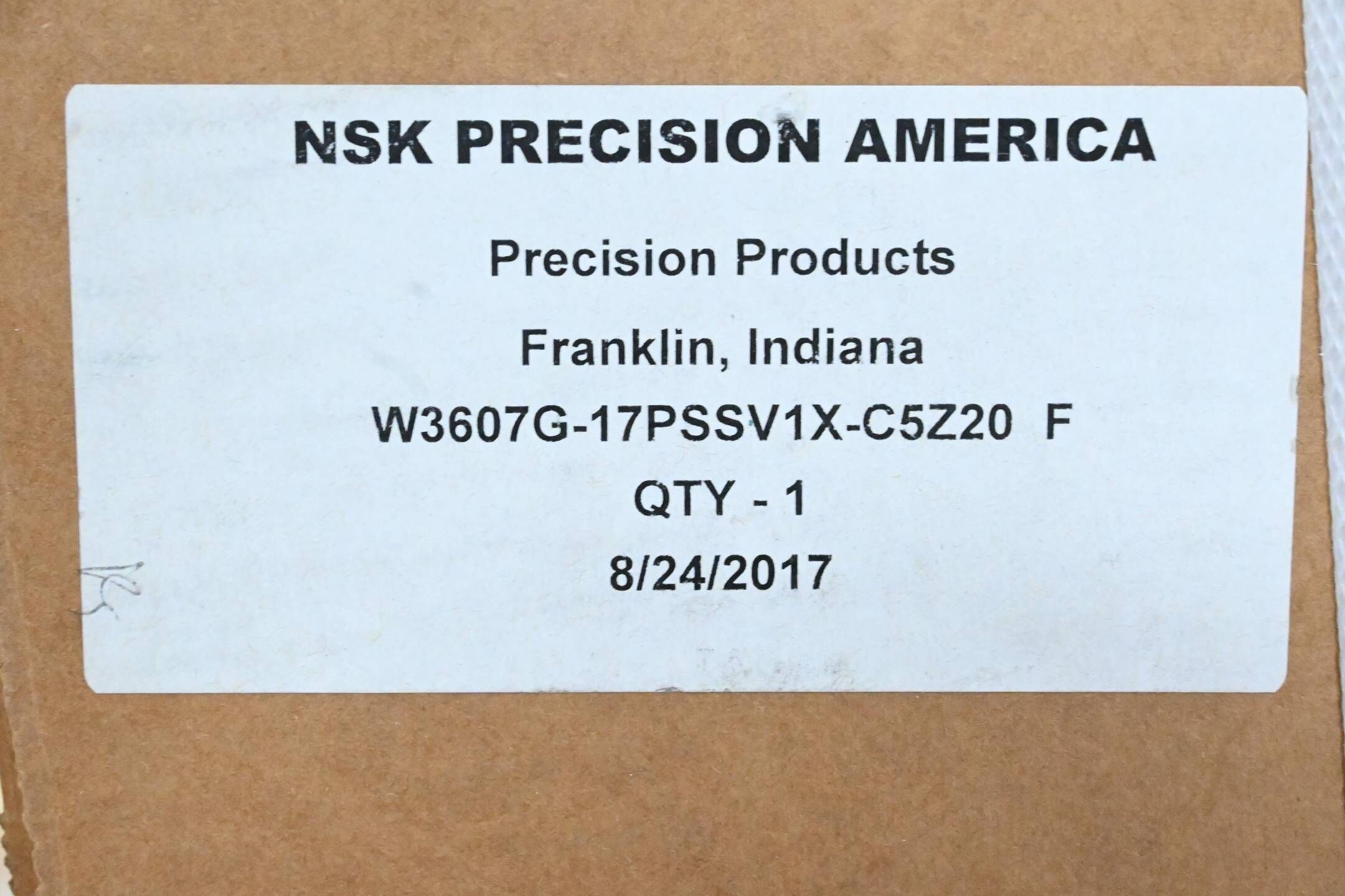 NSK Kugelgewindespindel W3607G-17PSSV1X-C5Z20 F