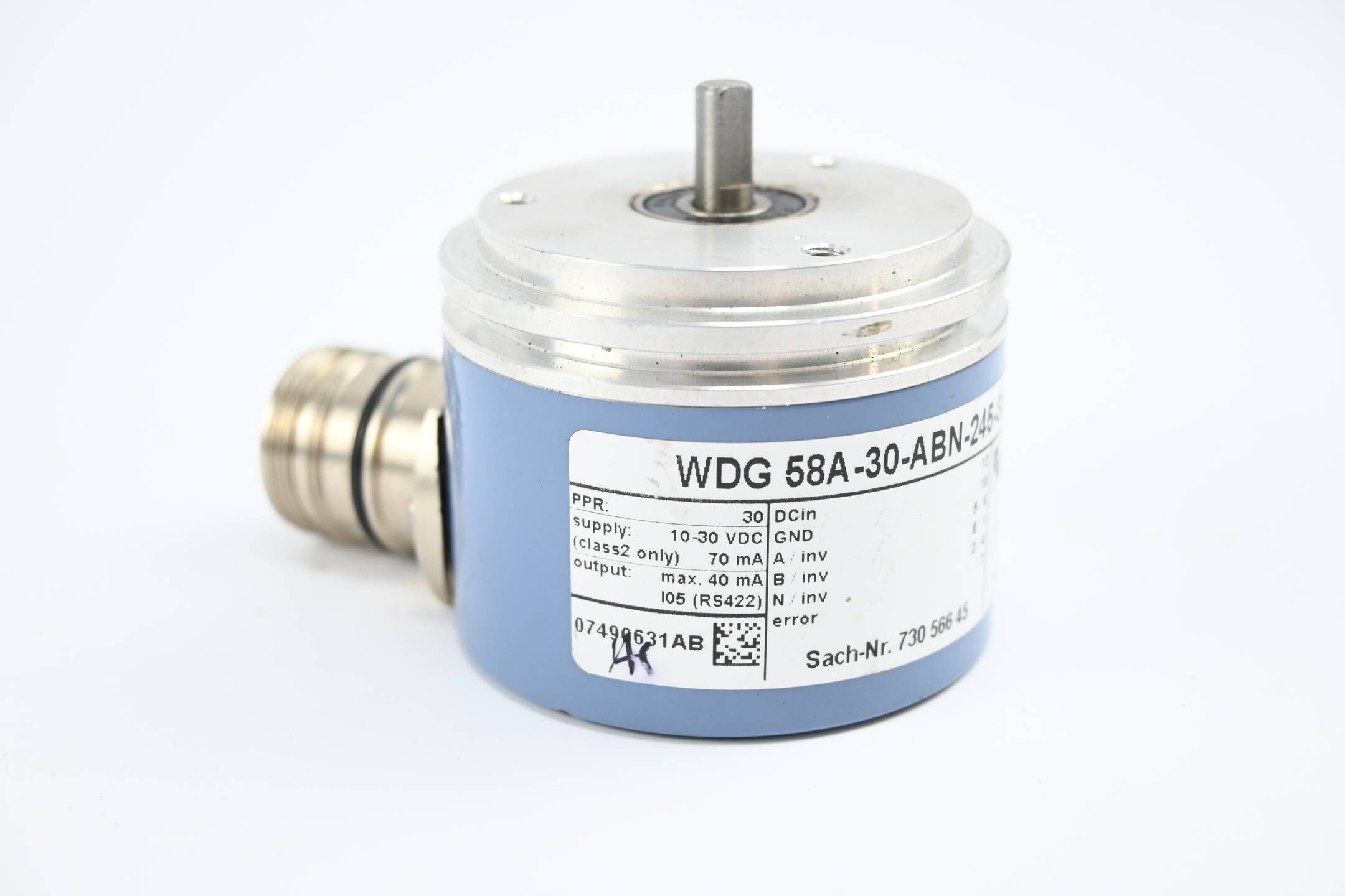 Wachendorff Drehgeber WDG 58A-30-ABN-245-S5R-E25 ( 73056645 )