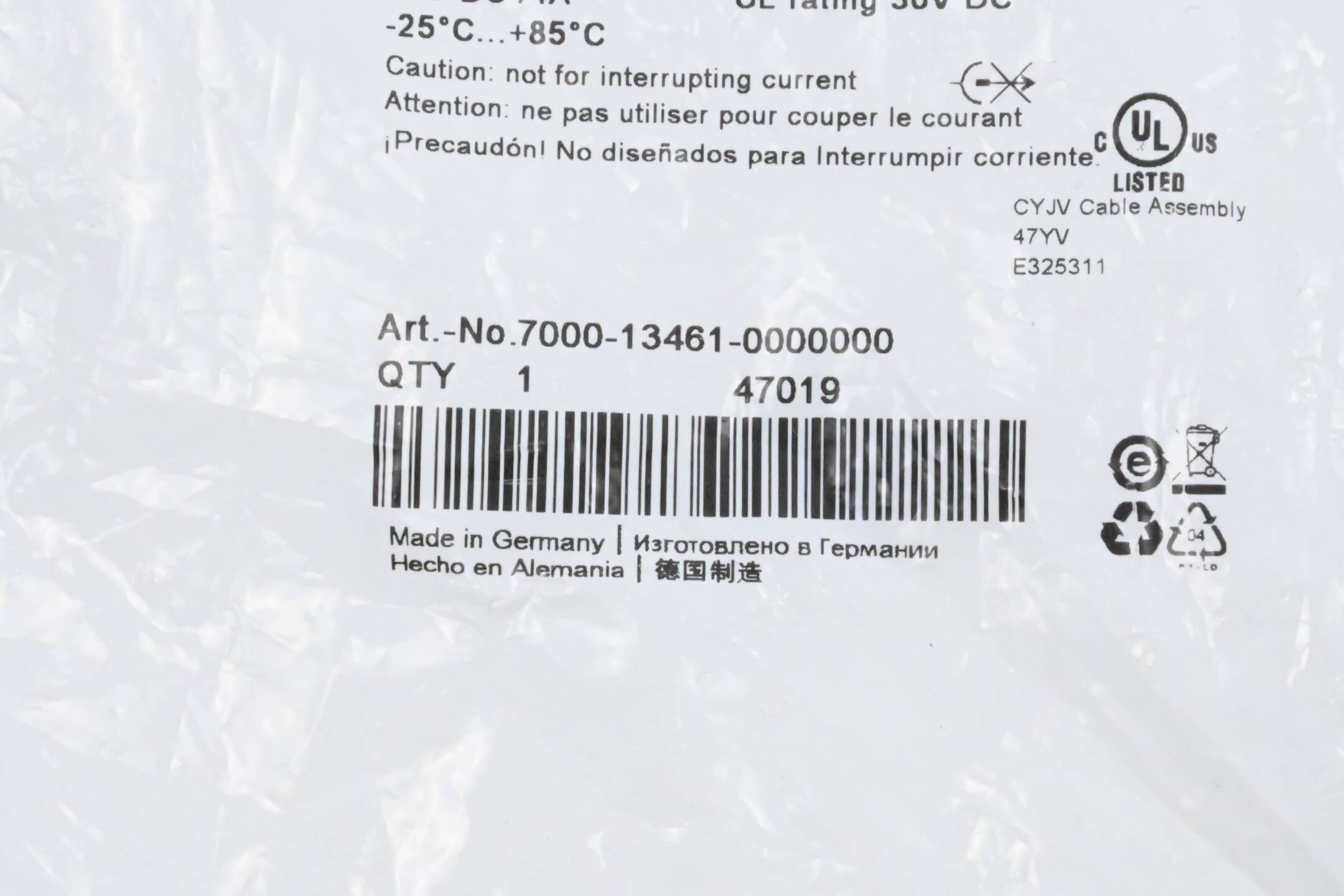 Murr Elektronik 7000-13461-0000000 Busabschlussstecker M12