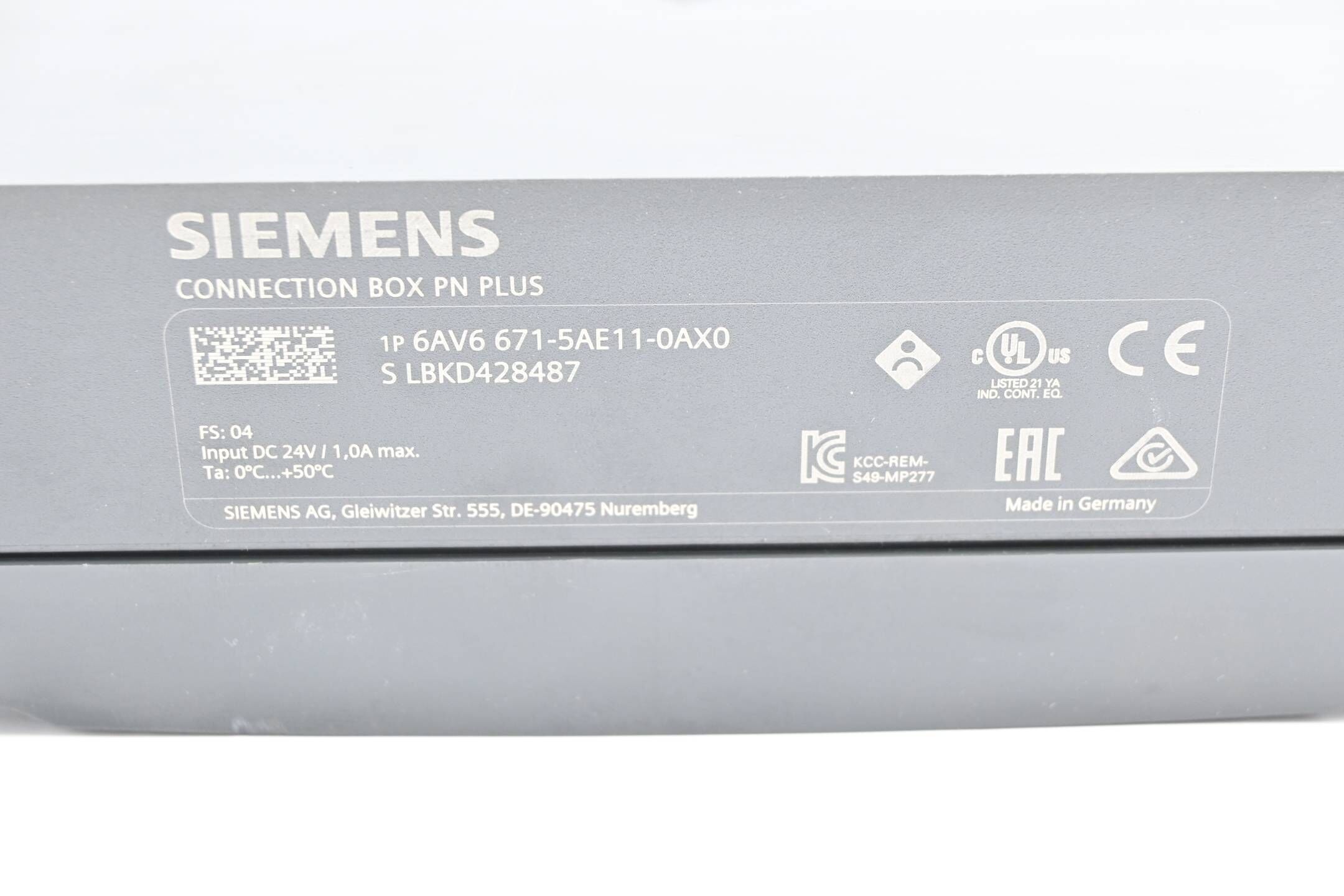 Siemens Anschluss-Box PN Plus 6AV6671-5AE11-0AX0 ( 6AV6 671-5AE11-0AX0 )