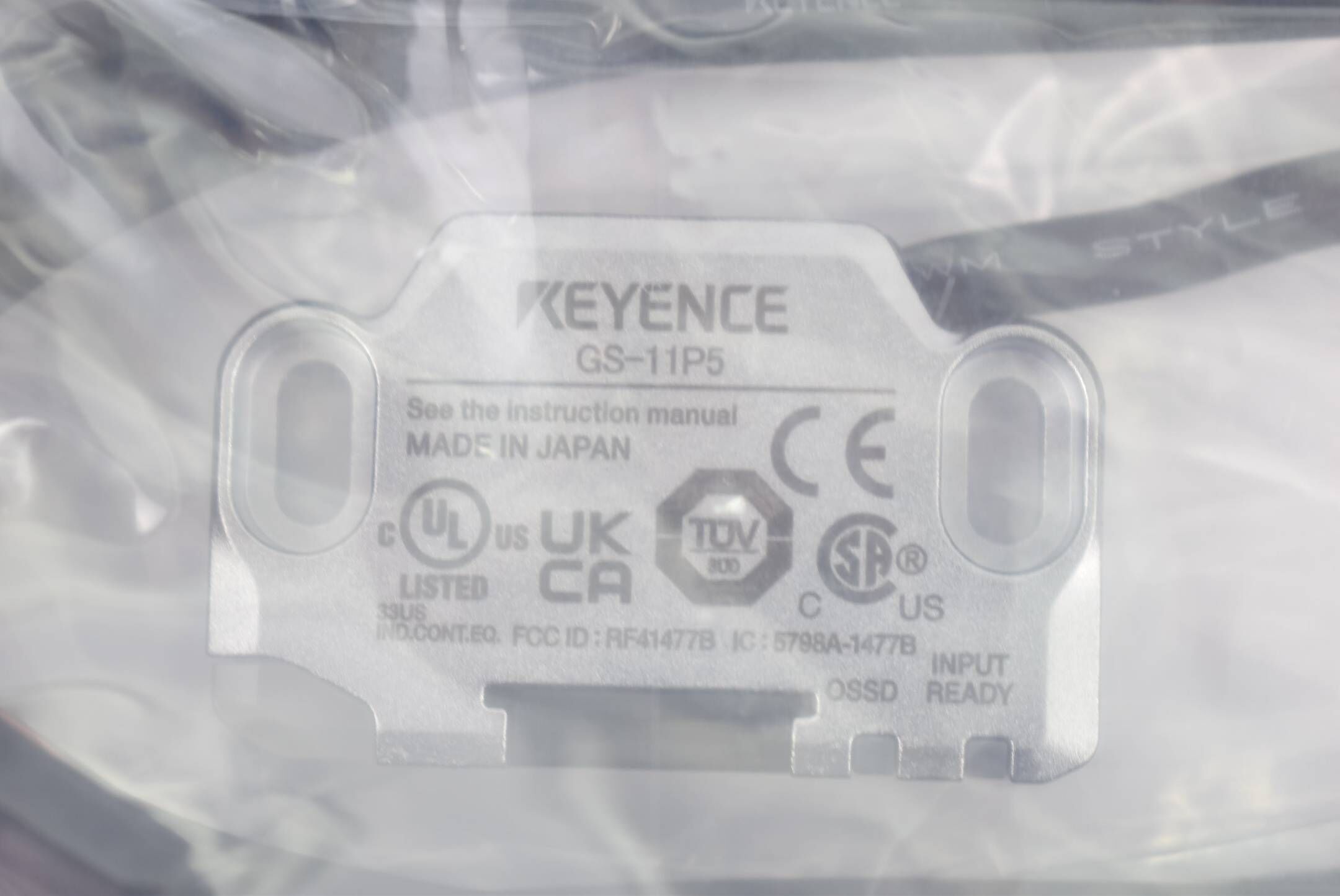 Keyence berührungsloser Sicherheitsverriegelungsschalter 24VDC 0,6W GS-11P5