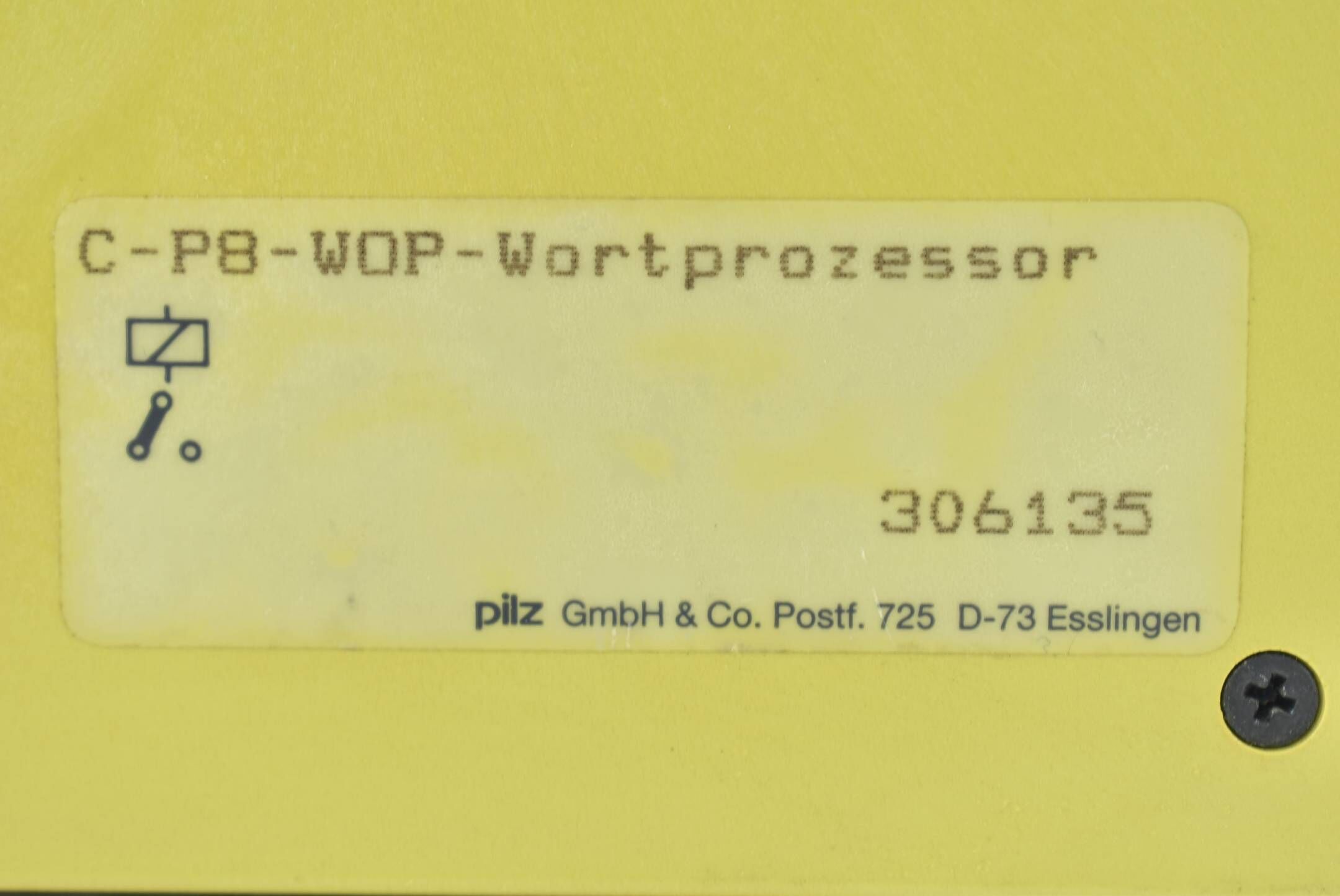 Pilz C-P8-WOP-Wortprozessor ( 306135 )