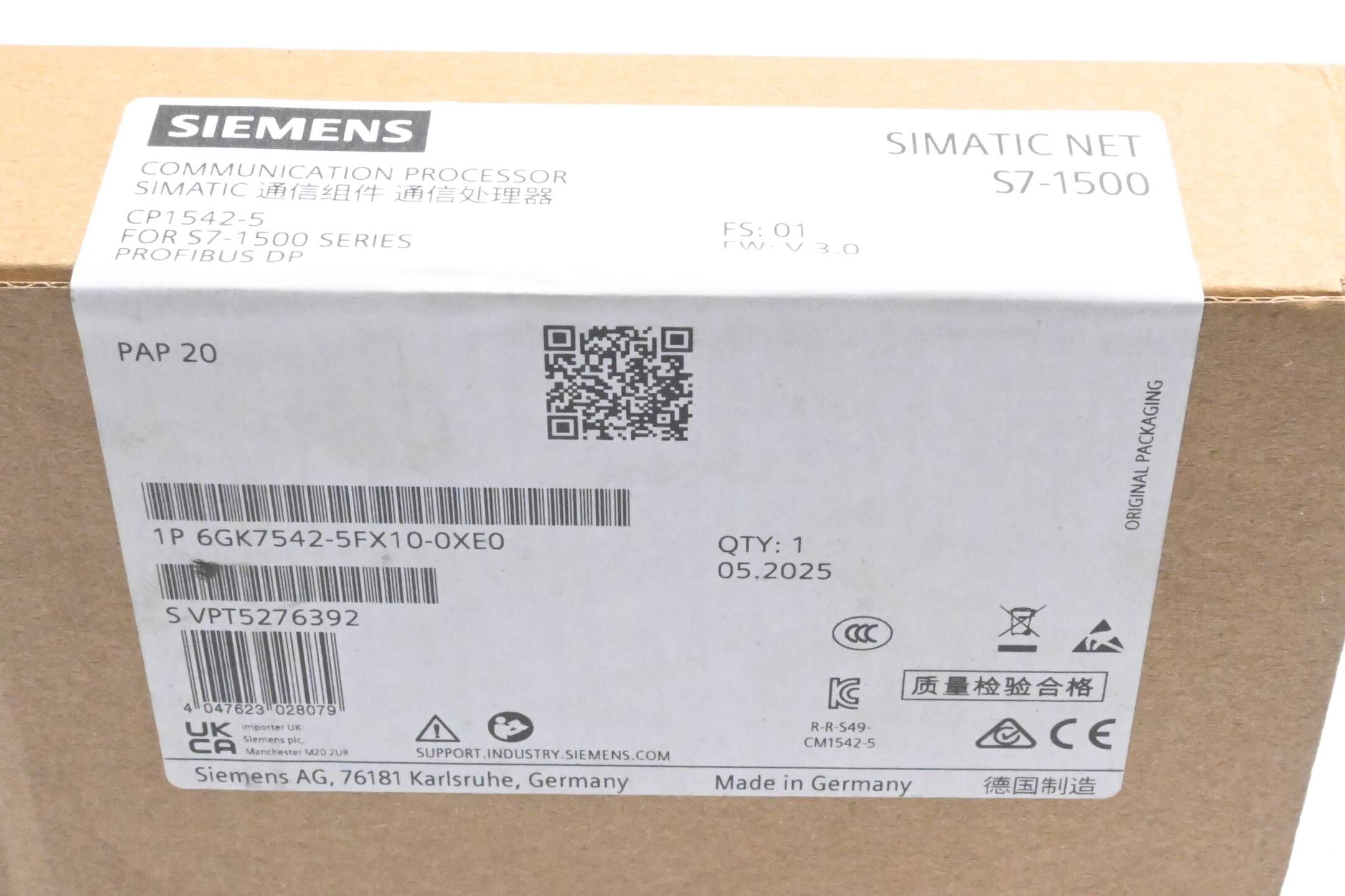 Siemens CP1542-5 6GK7542-5FX10-0XE0 ( 6GK7 542-5FX10-0XE0 ) E01