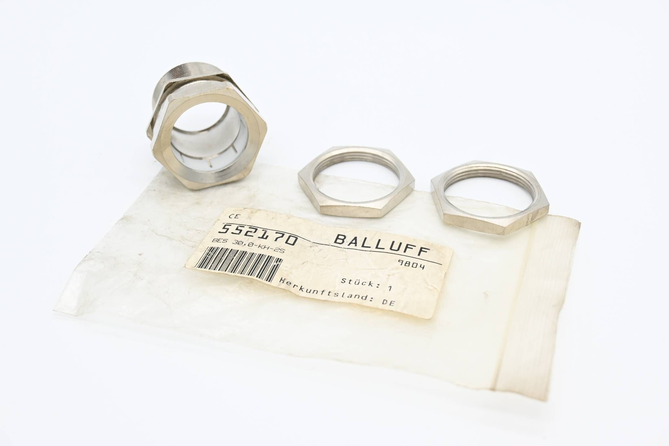 Balluff Klemmhalter mit Festanschlag für Näherungsschalter BES 30,0-KH-2S