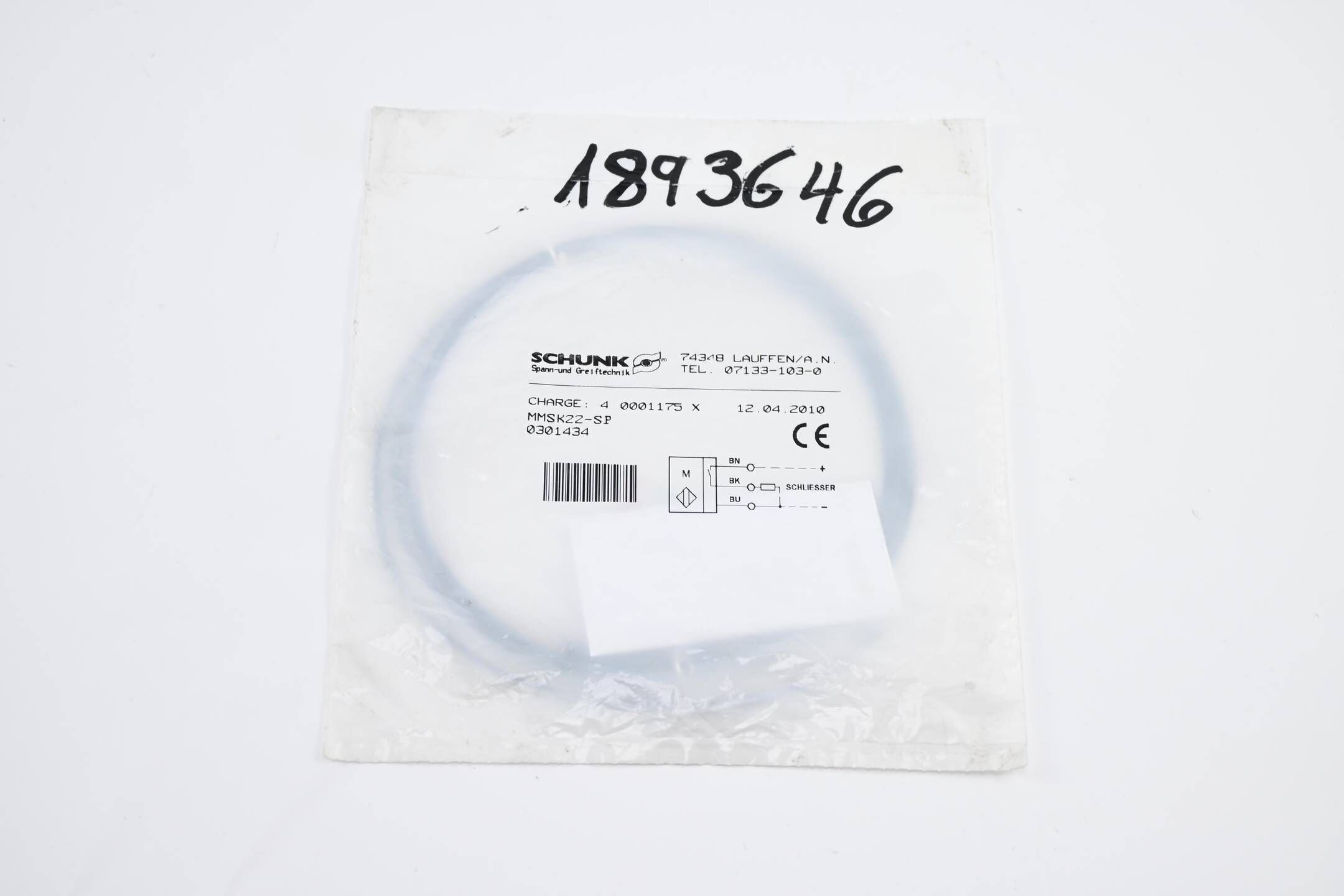 Schunk magnetischer Näherungsschalter MMSK22-SP ( 0301434 )