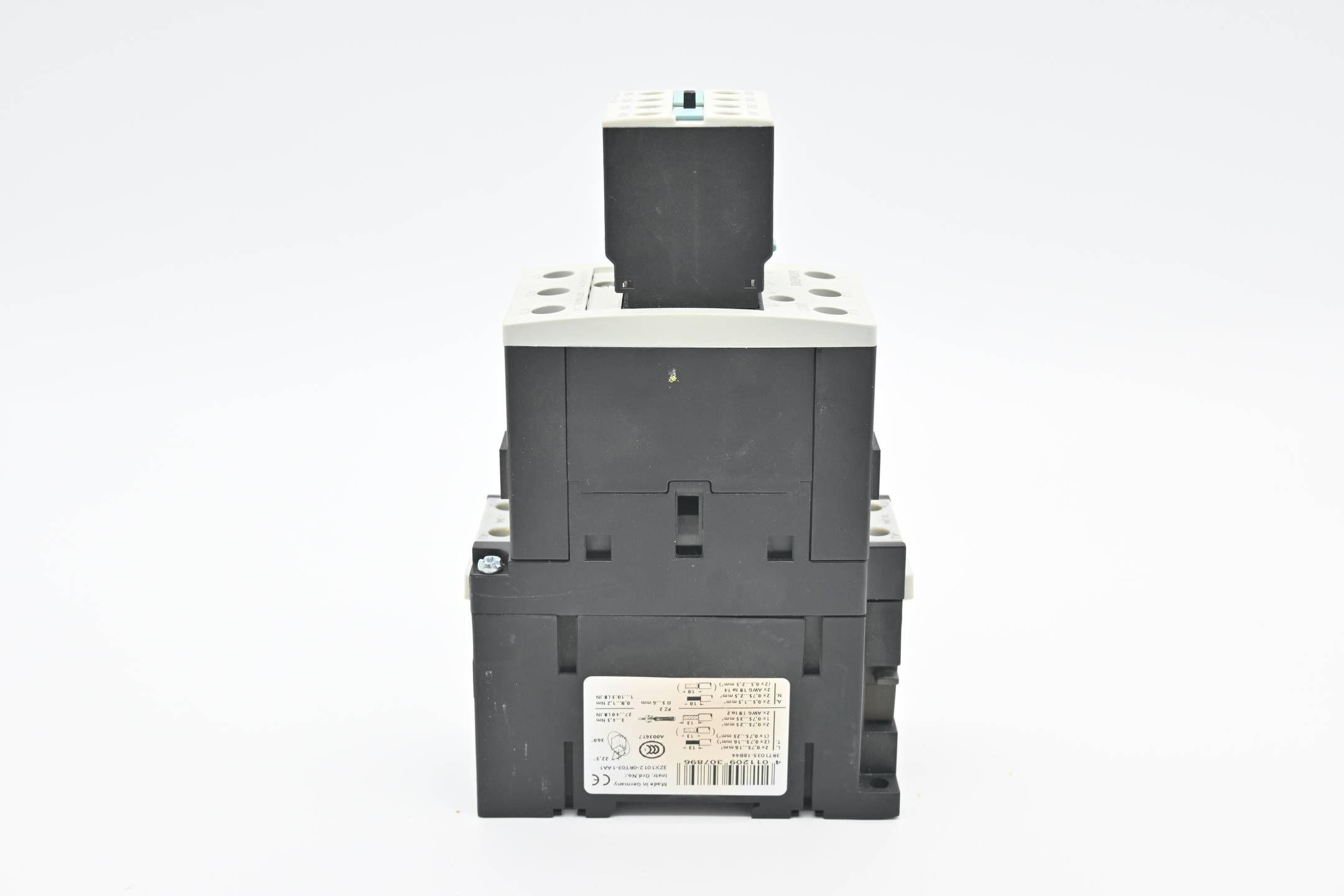 Siemens Leistungsschütz 3RT1035-1BB44 + Hilfsschalterblock 3RH1921-1HA31