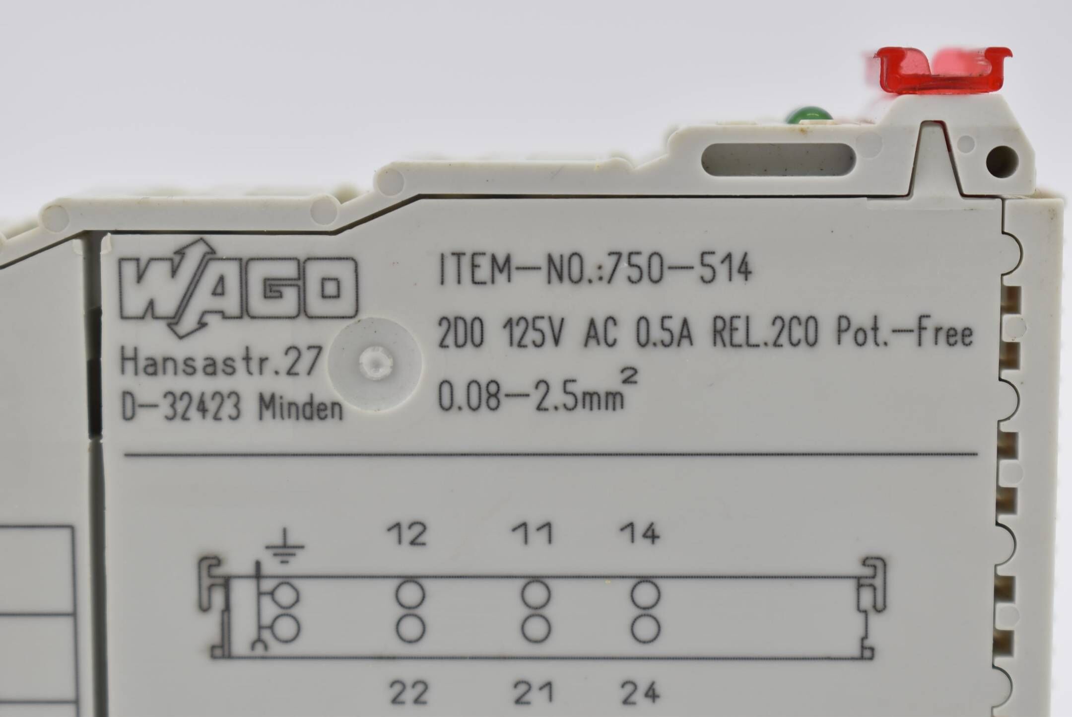 WAGO 2-Kanal-Ralaisausgang 125VSC 0,5A 750-514