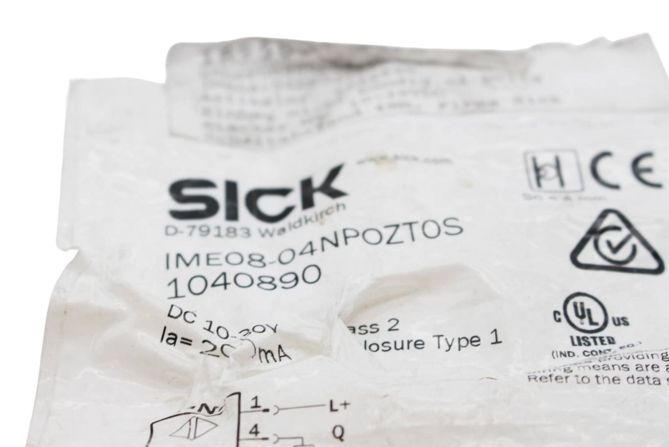 SICK Induktiver Näherungssensor IME08-04NPOZT0S ( 1040890 )