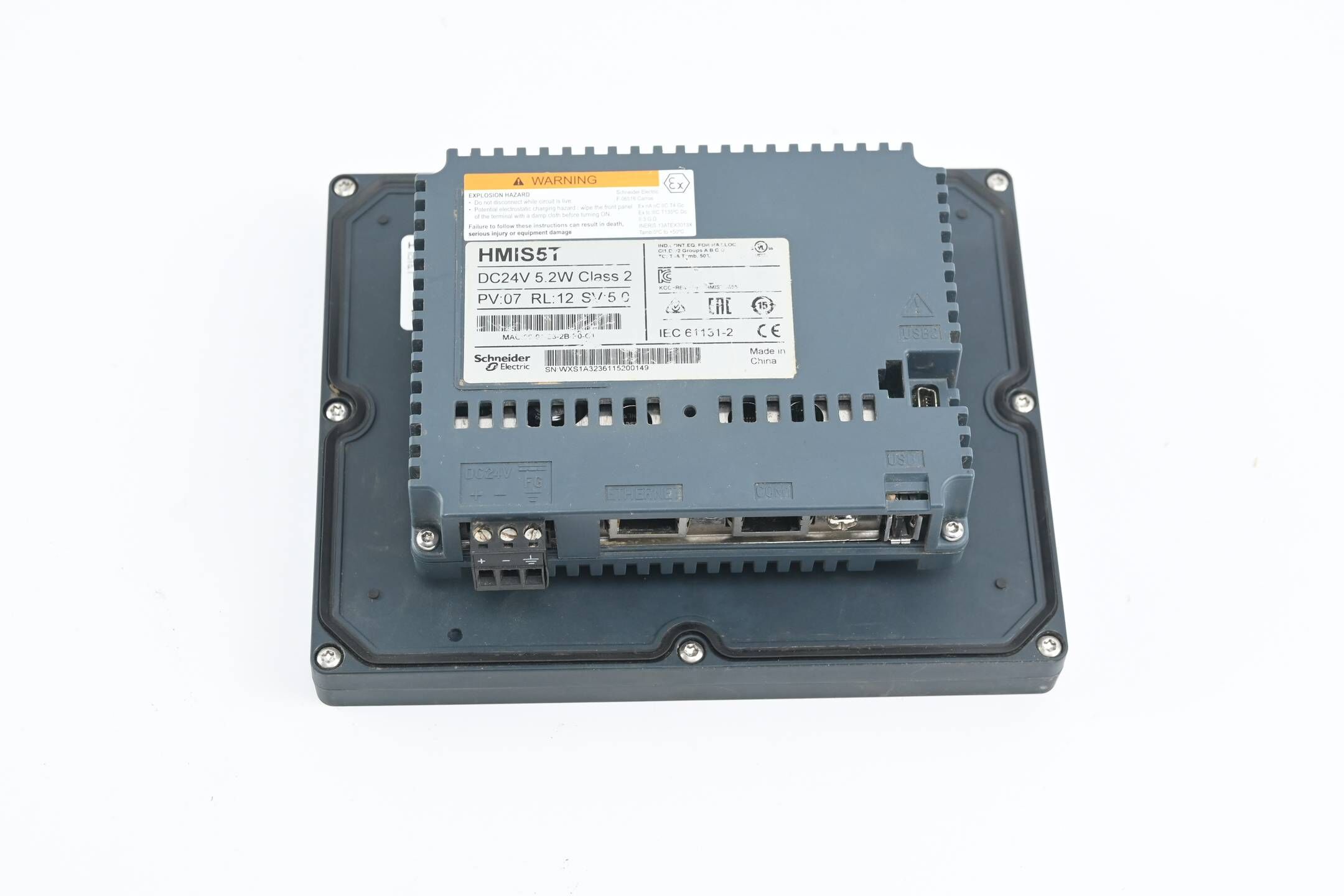 DEFEKT Schneider Electric Magelis Touchscreen HMIS85 inkl. Basismodul HMIS5T