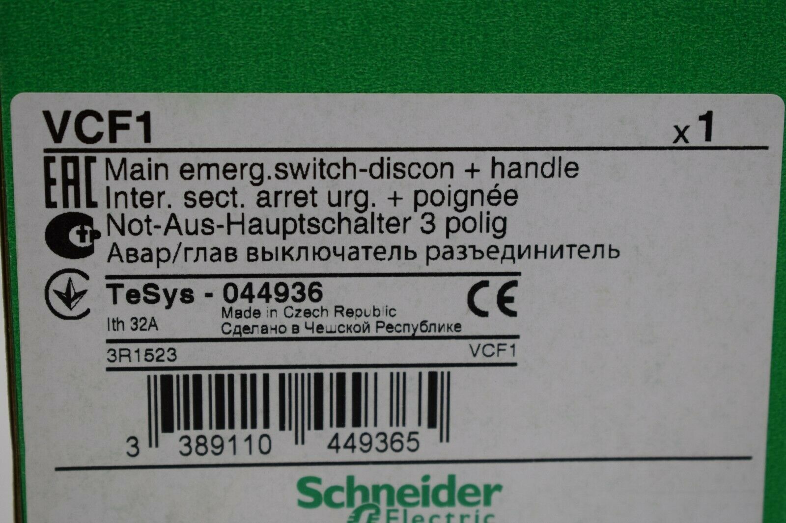 Schneider Electric VCF1 TeSys - 044936