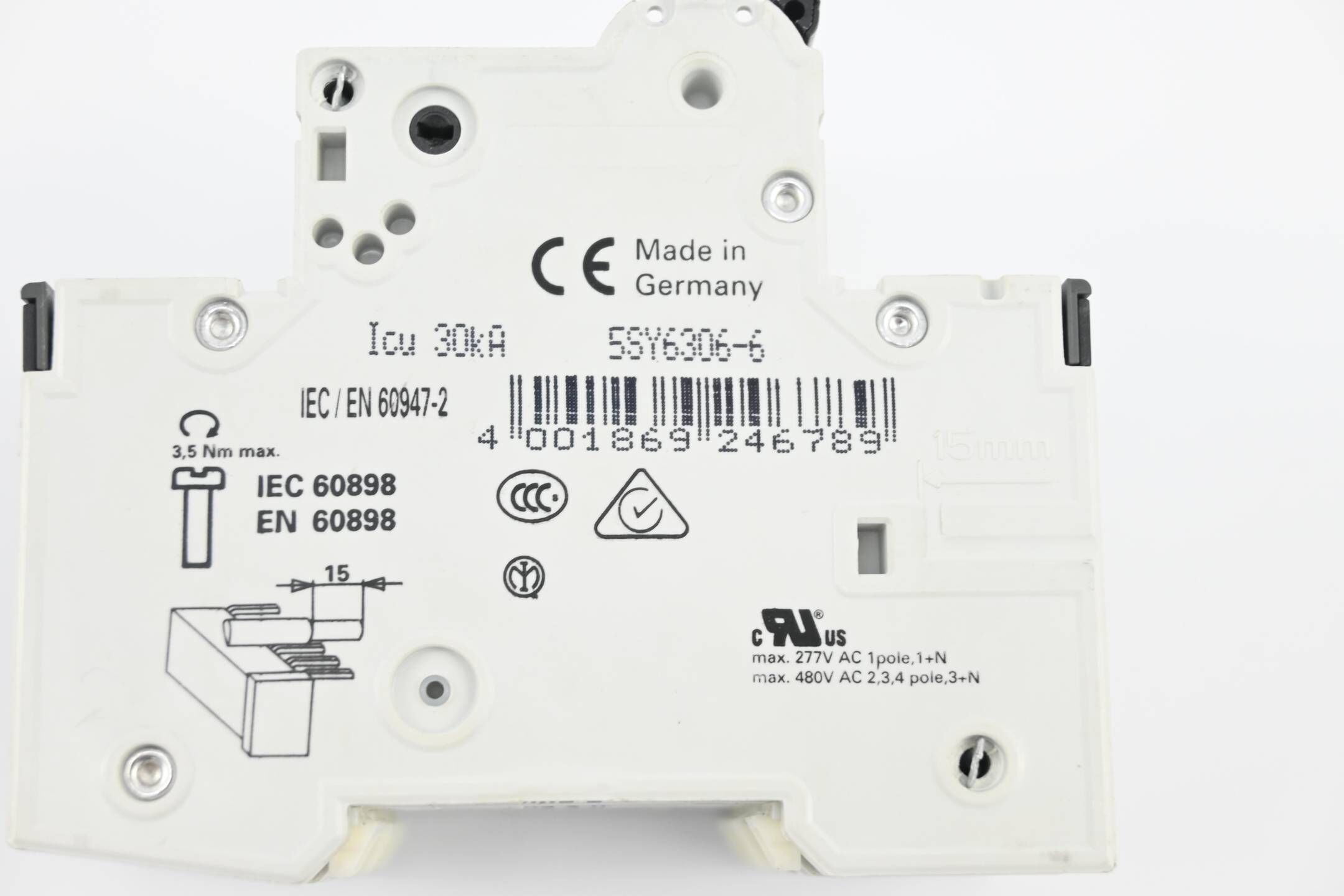 Siemens Leistungsschutzschalter 5SY6306-6 ( 5SY6 306-6 ) 