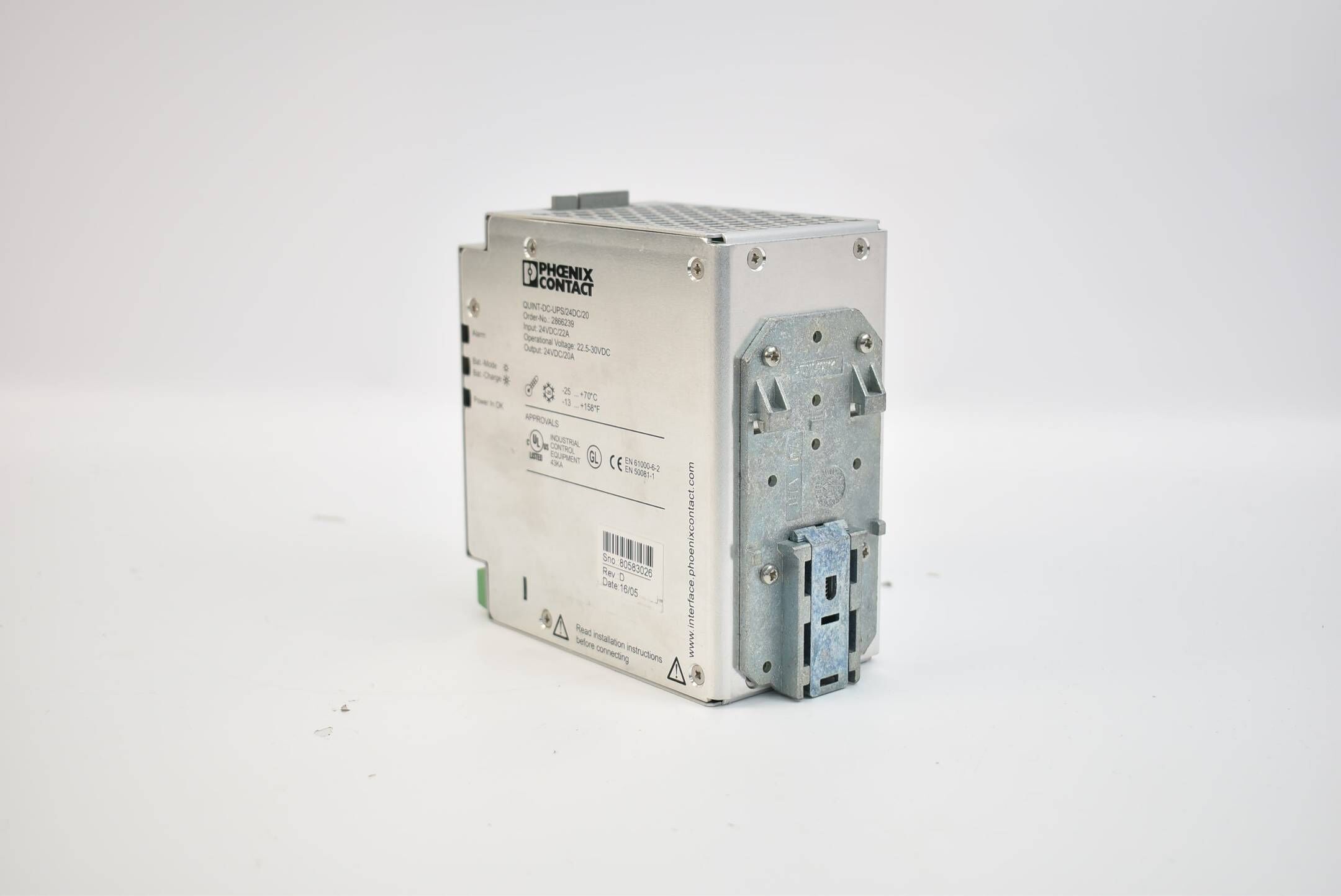 Phoenix Contact Stromversorgung QUINT-DC-UPS/24DC/20 ( 2866239 )