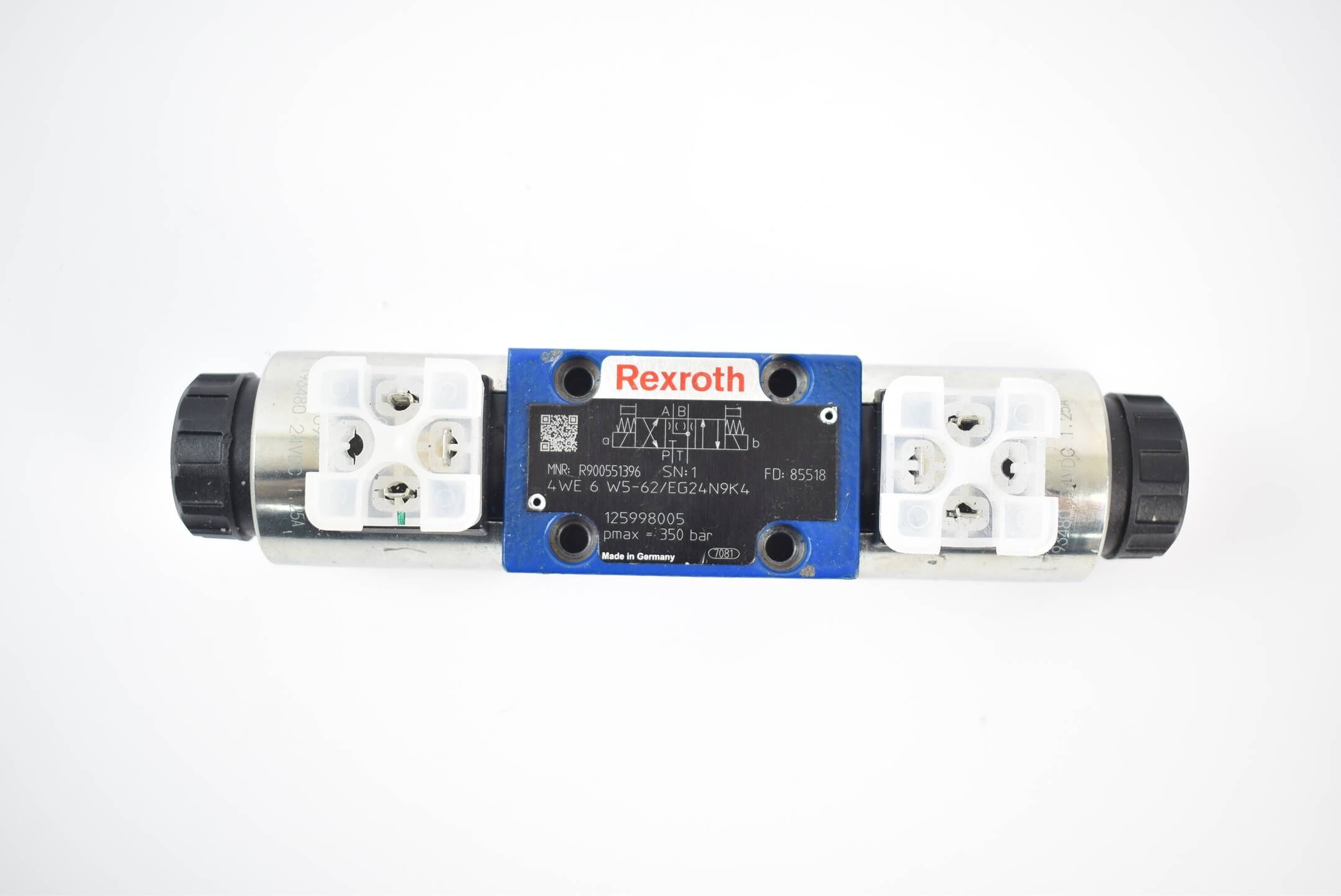 Rexroth Wegeschieberventil 4WE 6 W5-62/EG24N9K4 ( R900551396 ) 350 bar